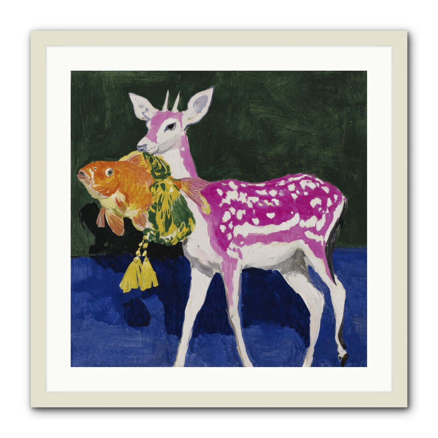Strange Gifts -- Framed Print - White 24x24