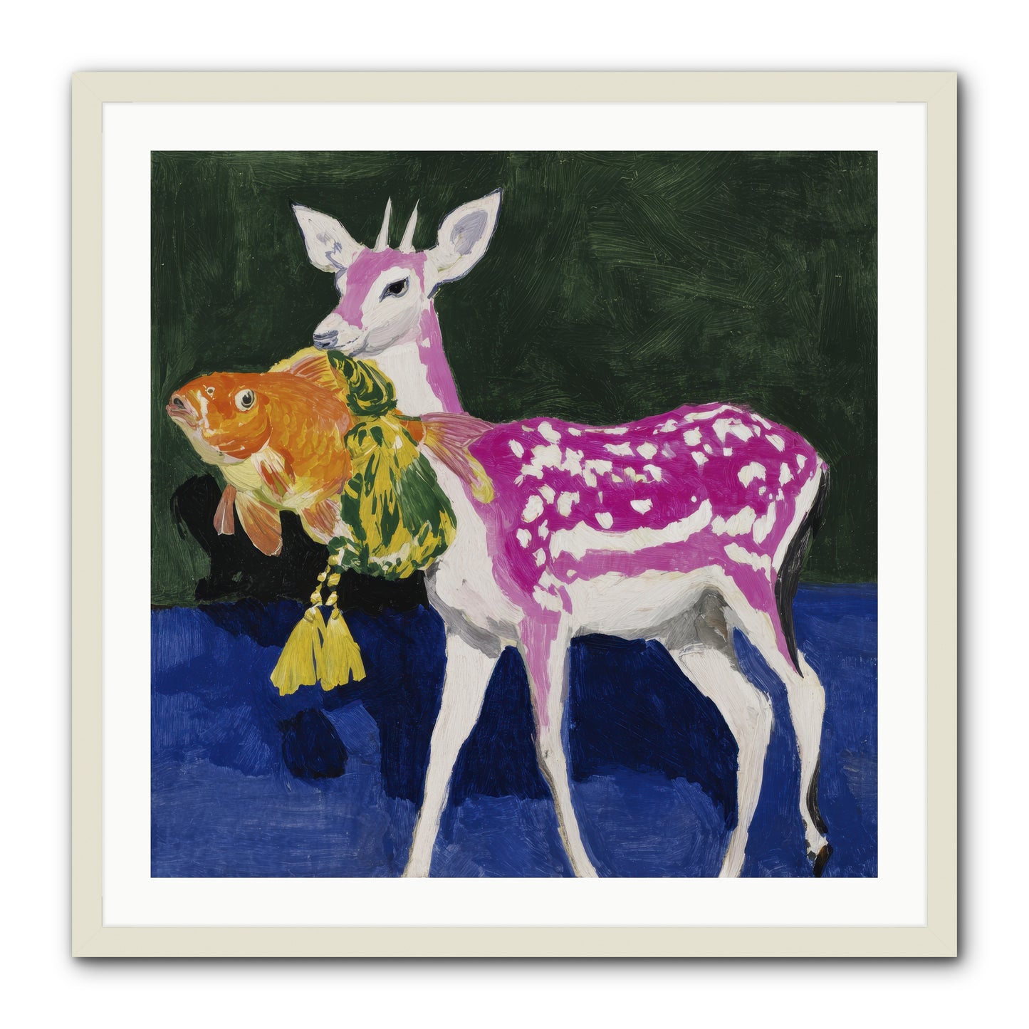 Strange Gifts -- Framed Print - White 30x30
