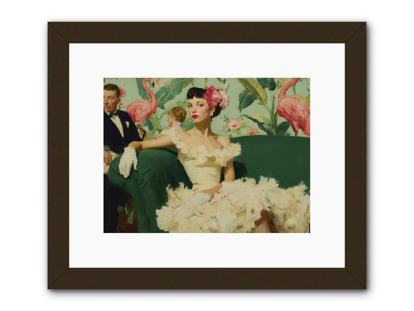 Strategic Patience -- Framed Print - Black 12x9