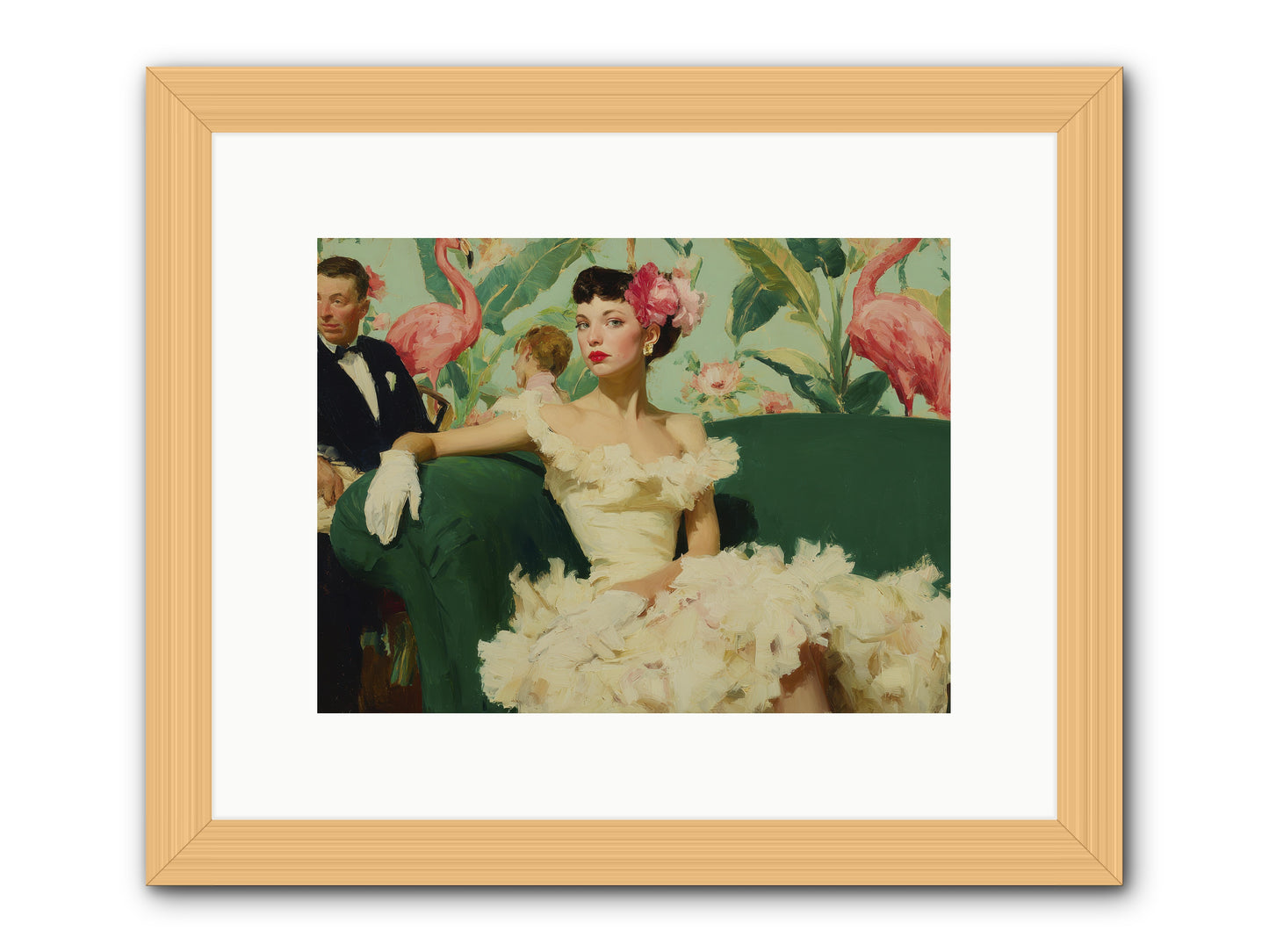Strategic Patience -- Framed Print - Natural 12x9