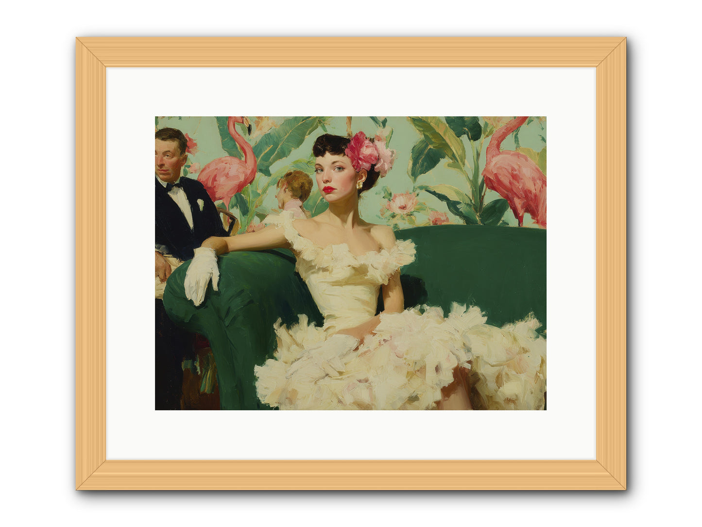 Strategic Patience -- Framed Print - Natural 16x12
