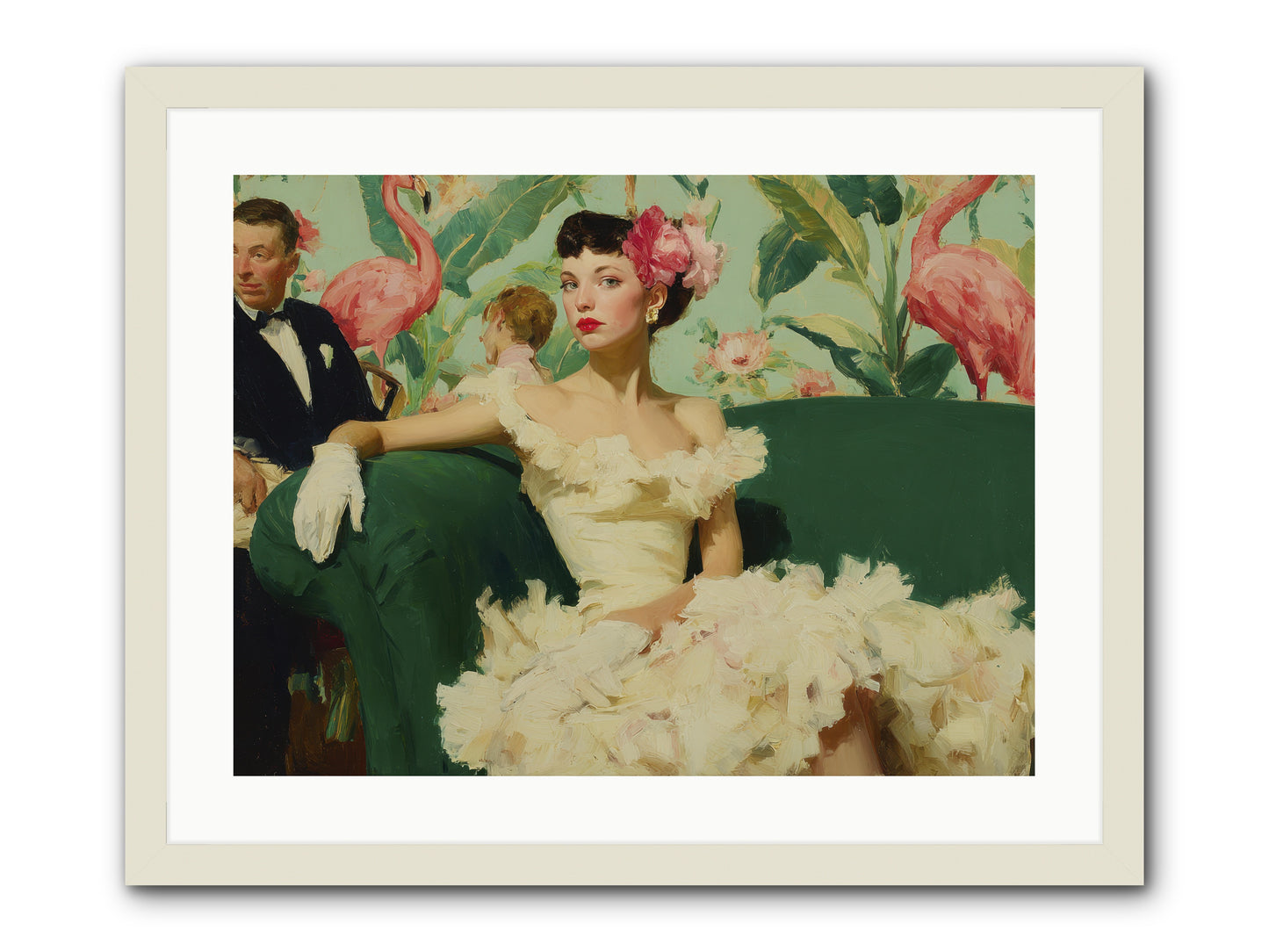 Strategic Patience -- Framed Print - White 24x18