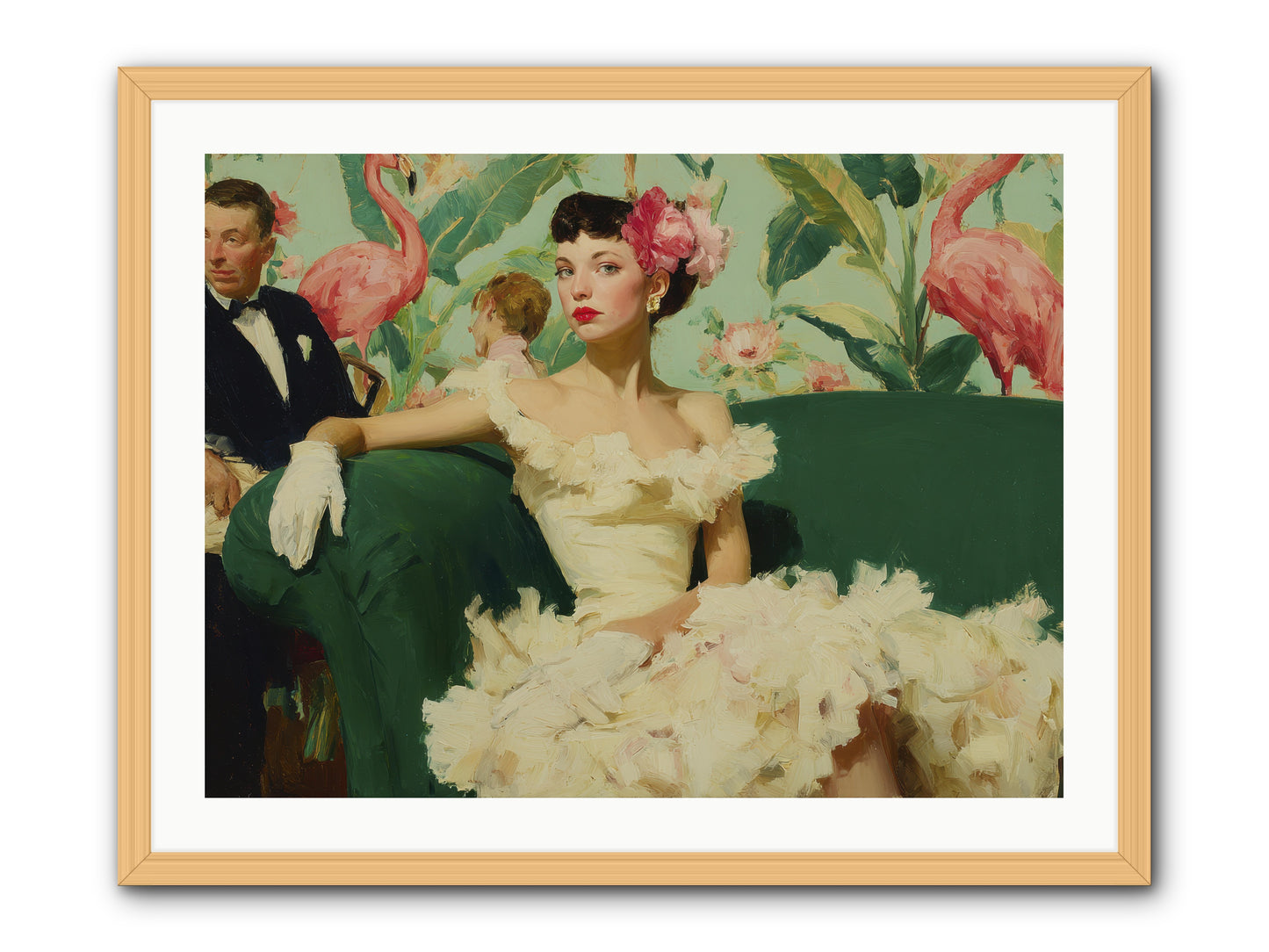 Strategic Patience -- Framed Print - Natural 32x24