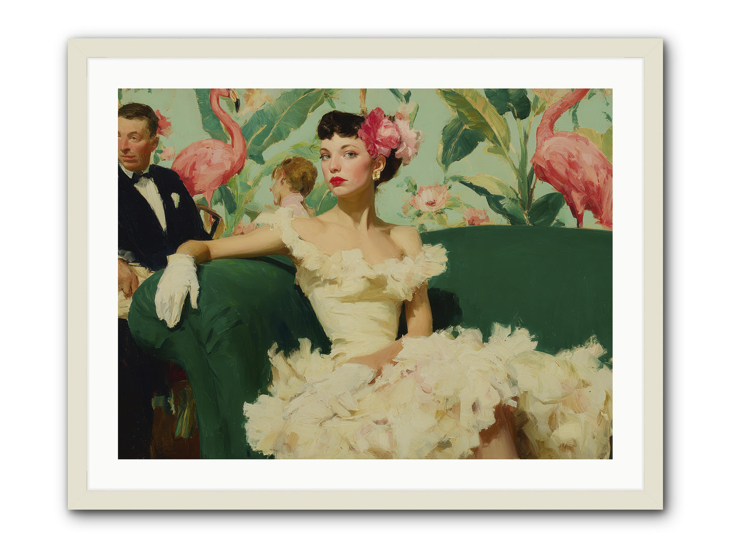 Strategic Patience -- Framed Print - White 32x24