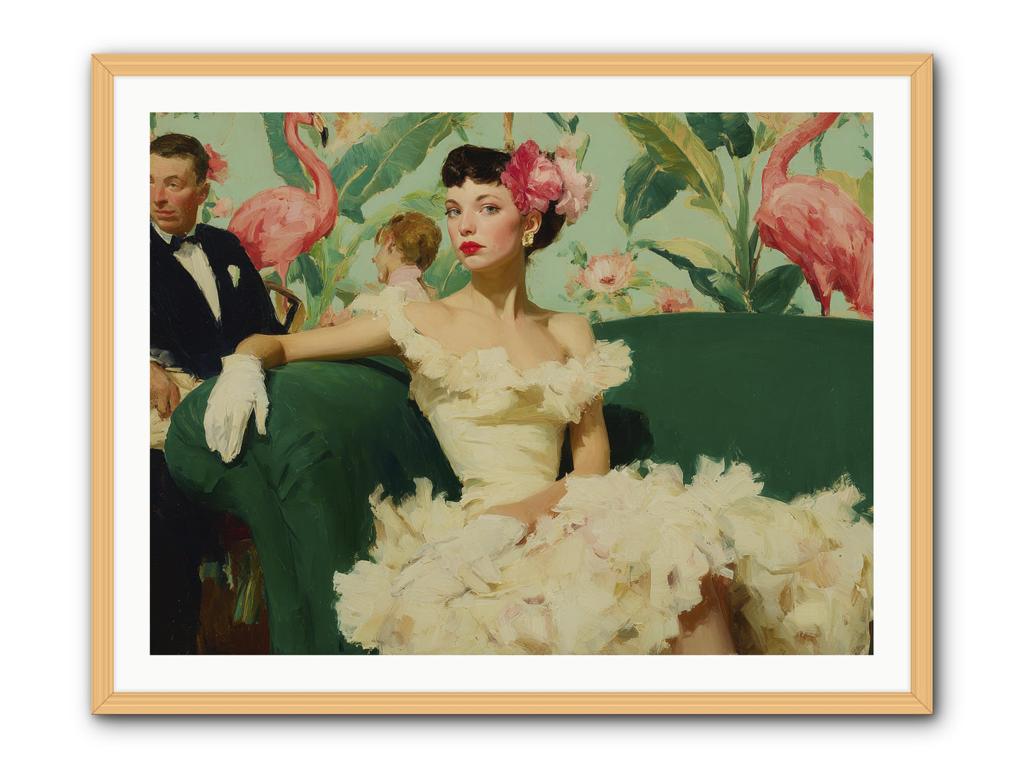 Strategic Patience -- Framed Print - Natural 40x30