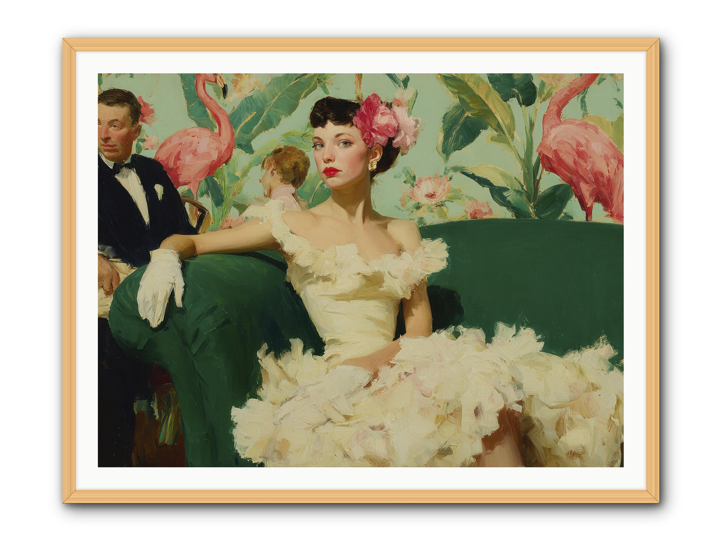 Strategic Patience -- Framed Print - Natural 48x36