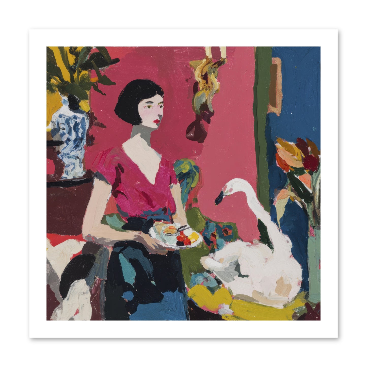 Studio Companions -- Loose Canvas Print 16x16