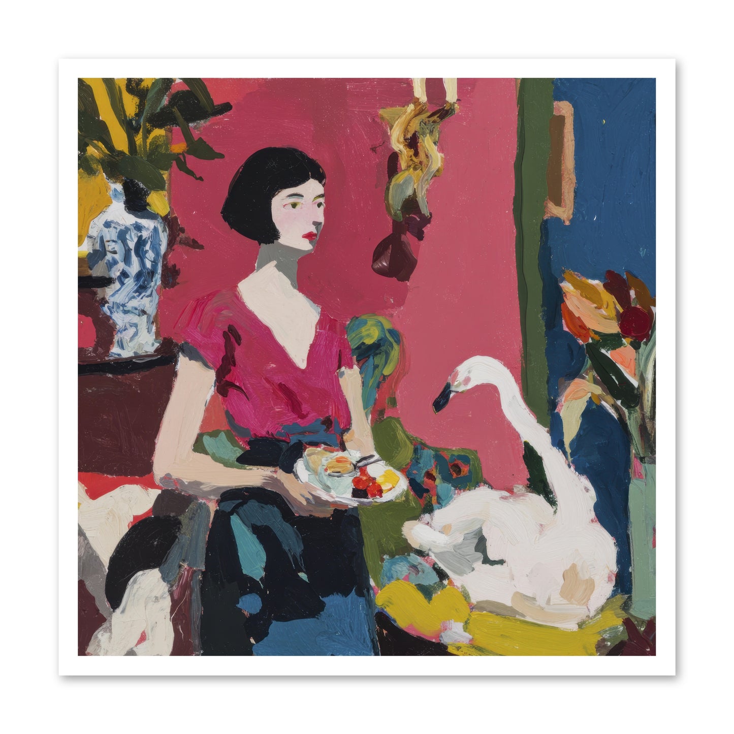 Studio Companions -- Loose Canvas Print 30x30