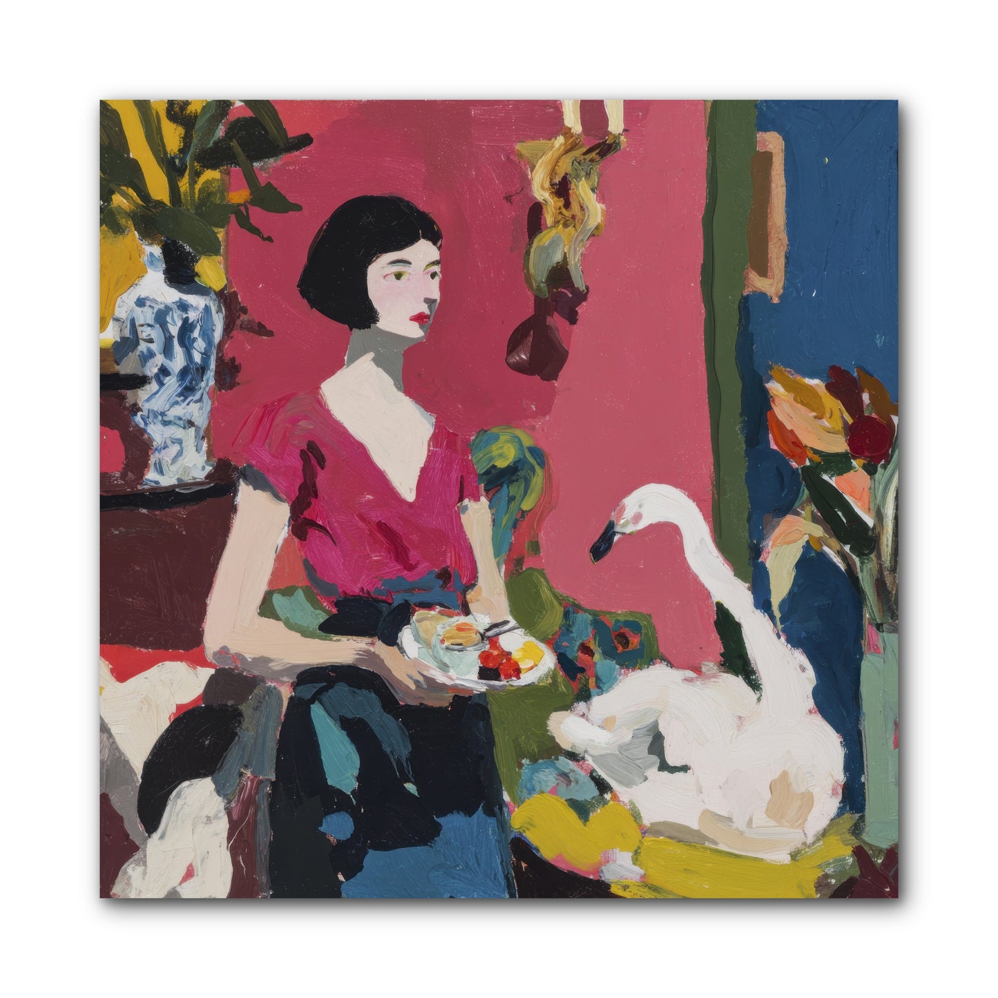 Studio Companions -- Wrapped Canvas 10x10