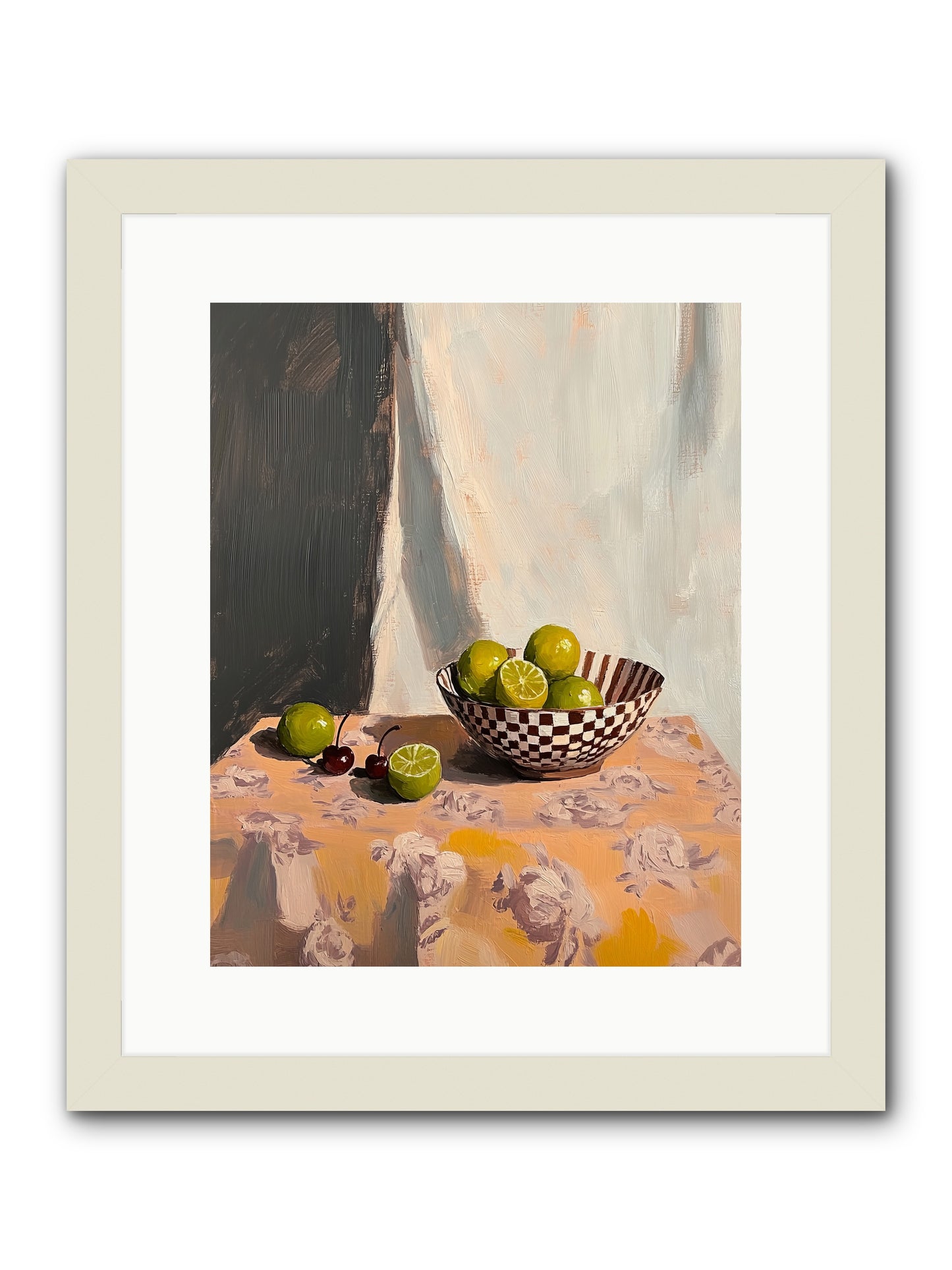 Studio Light -- Framed Print - White 12x15