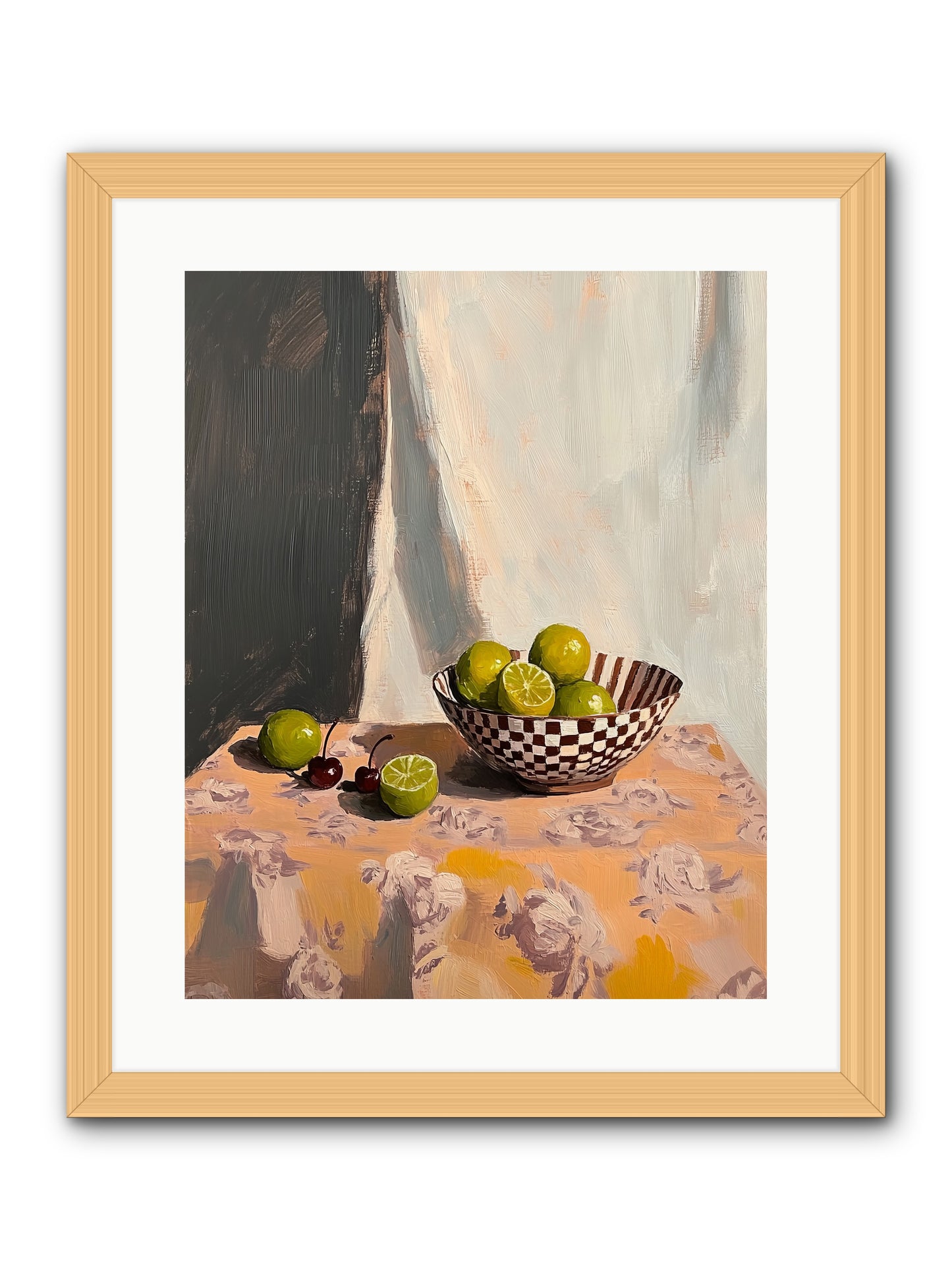 Studio Light -- Framed Print - Natural 16x20