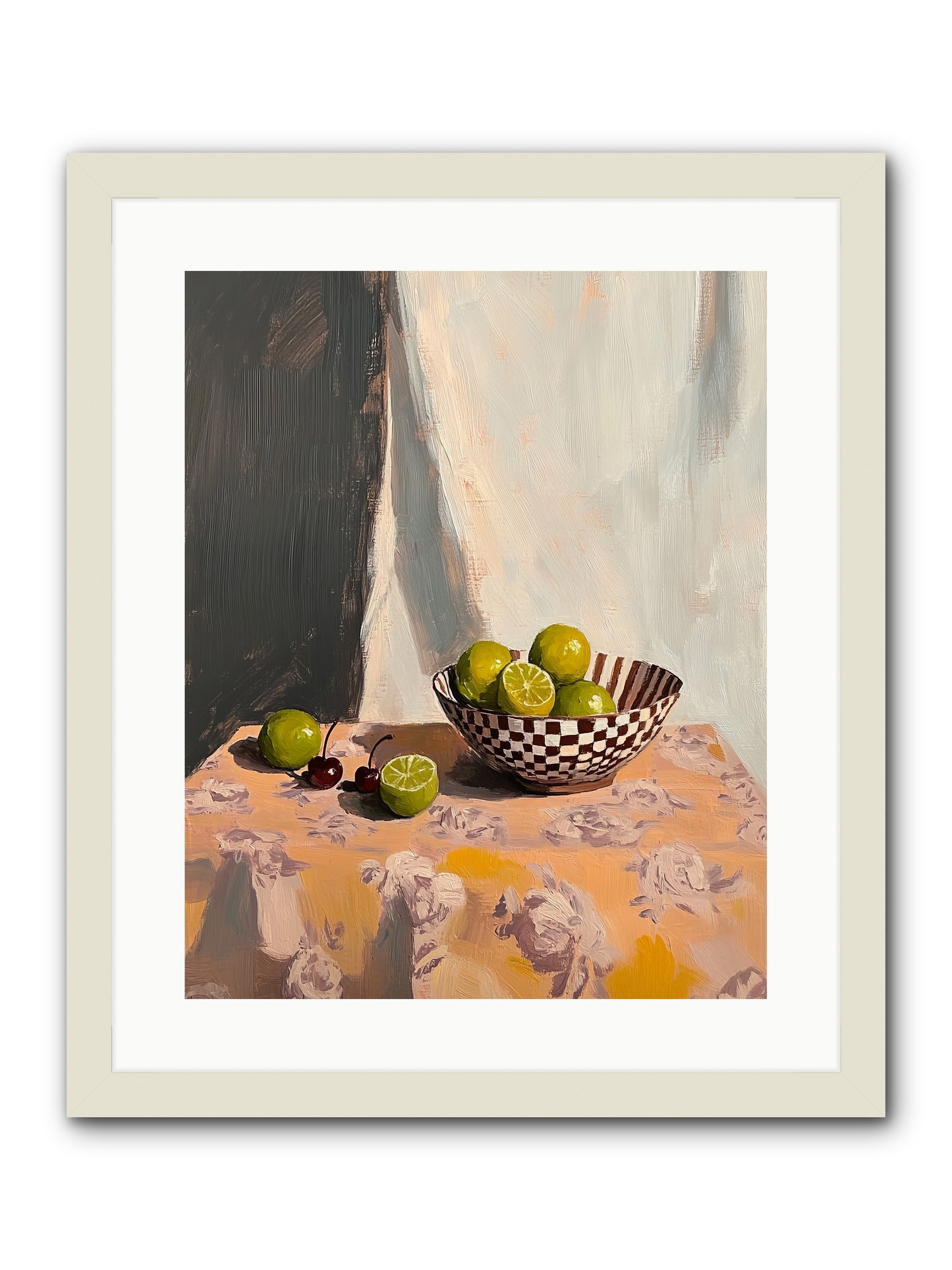 Studio Light -- Framed Print - White 16x20