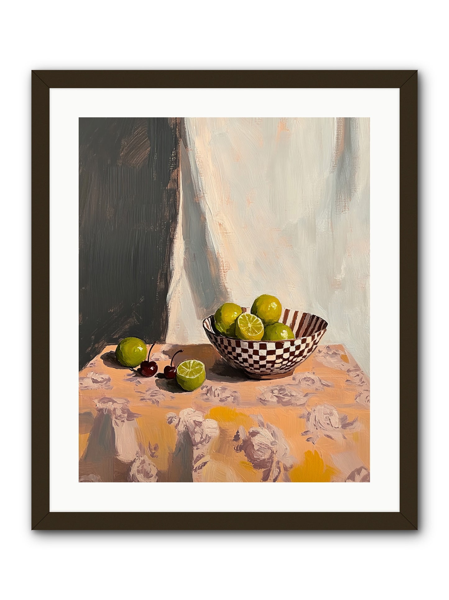 Studio Light -- Framed Print - Black 20x25