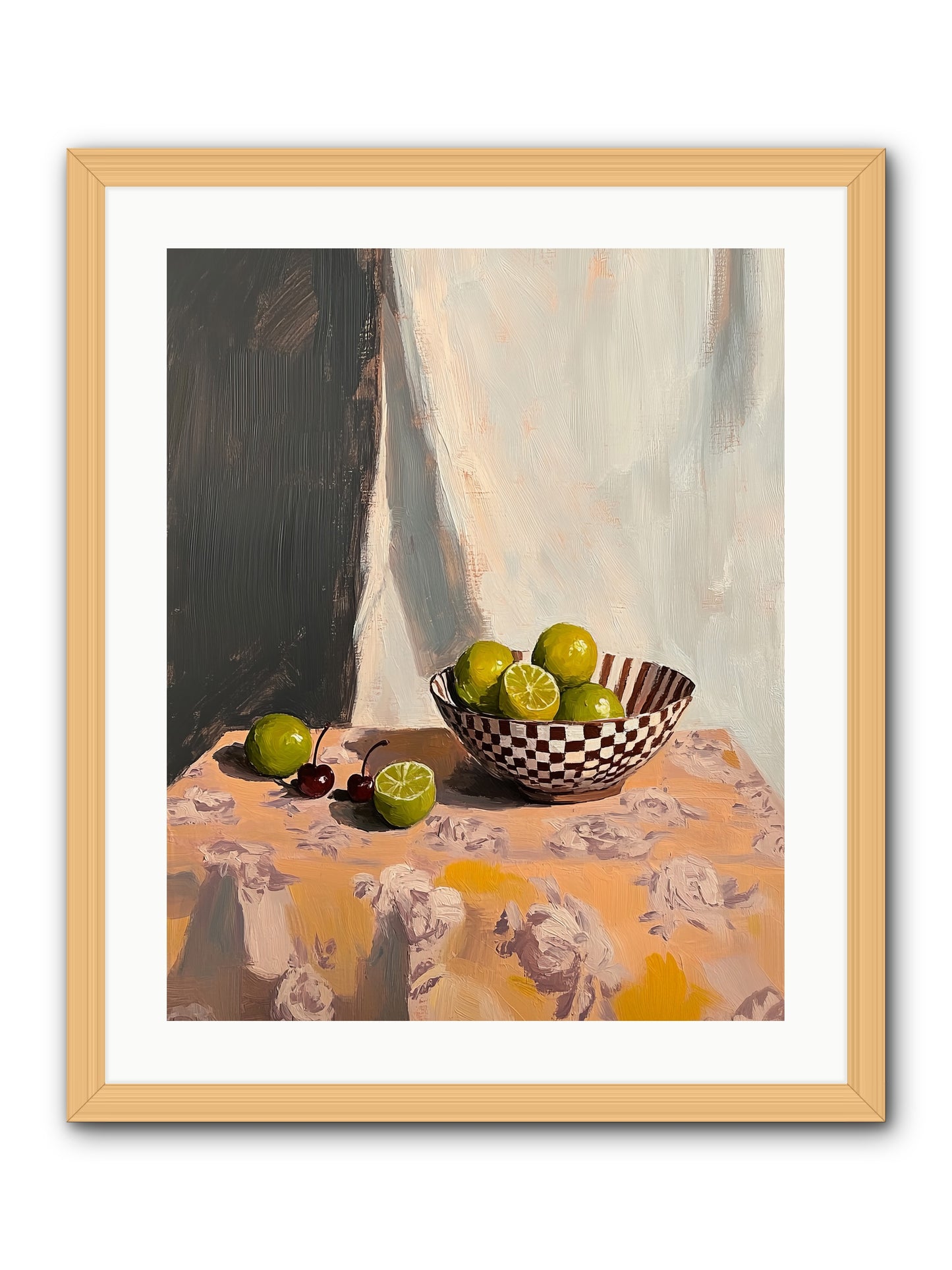 Studio Light -- Framed Print - Natural 20x25