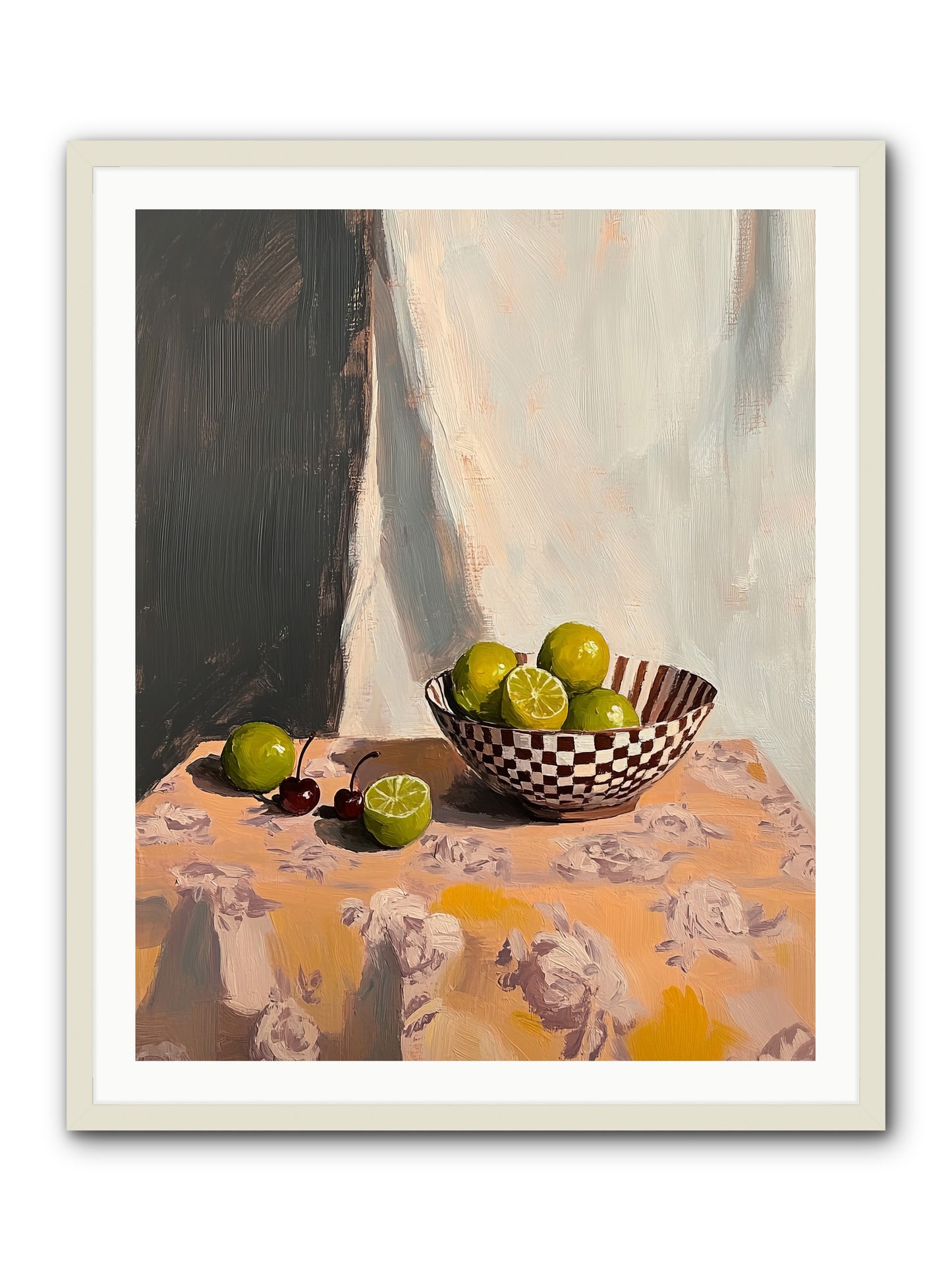 Studio Light -- Framed Print - White 32x40