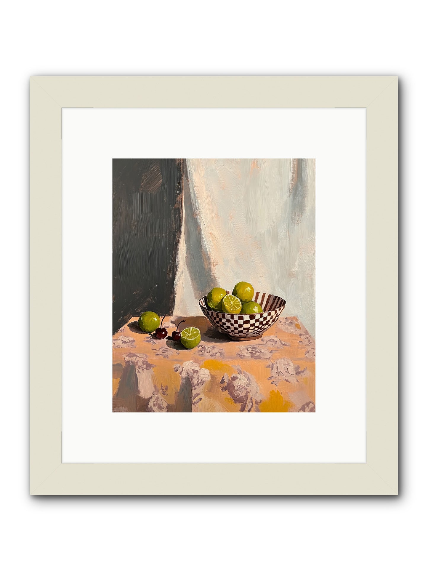 Studio Light -- Framed Print - White 8x10