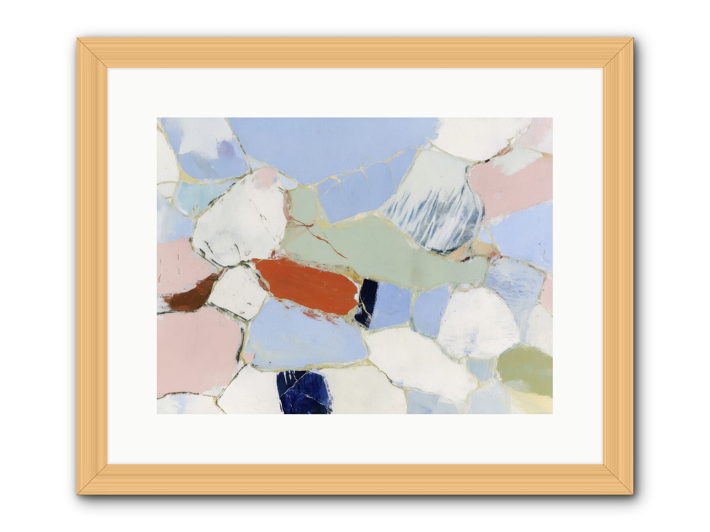 Subliminal Thread -- Framed Print - Natural 16x12
