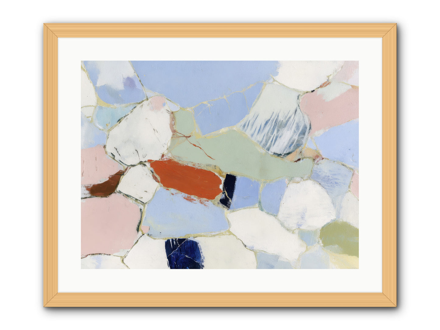Subliminal Thread -- Framed Print - Natural 24x18