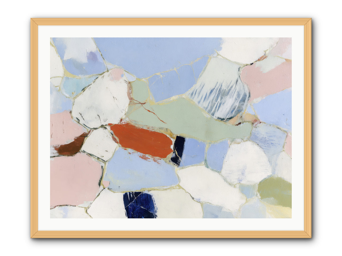 Subliminal Thread -- Framed Print - Natural 40x30