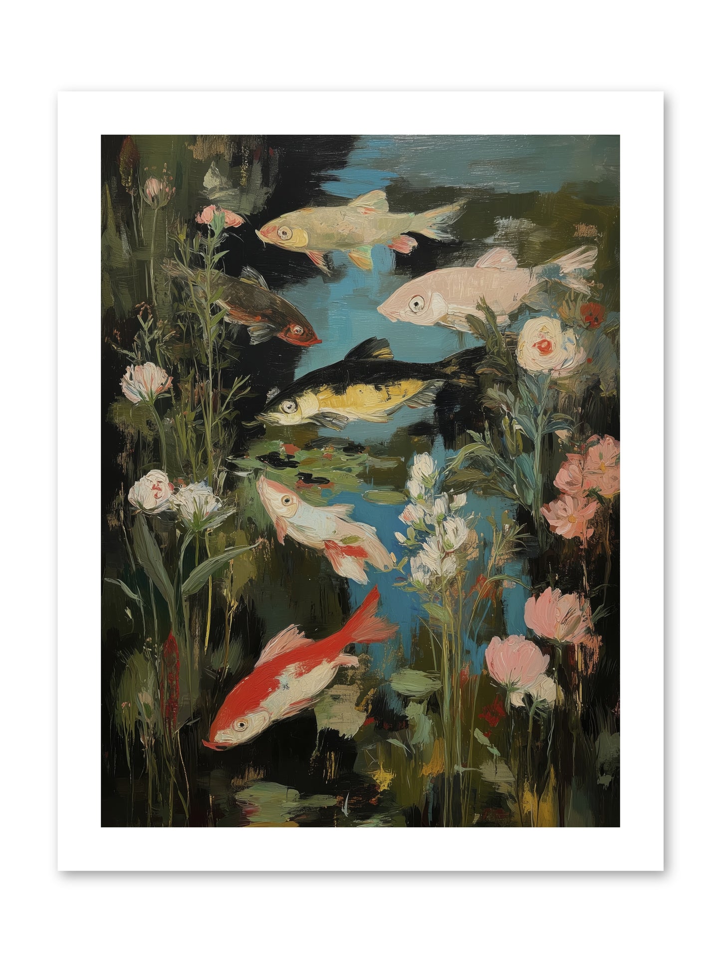 Submerged Prairie -- Paper Print 12x16