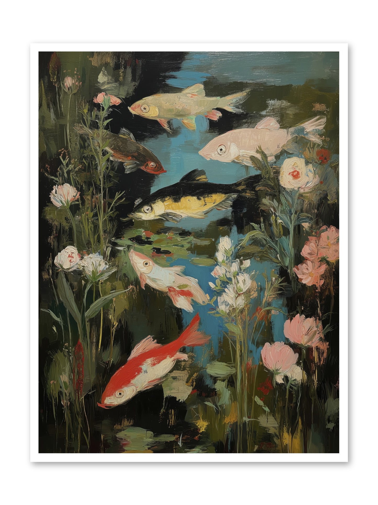 Submerged Prairie -- Loose Canvas Print 36x48