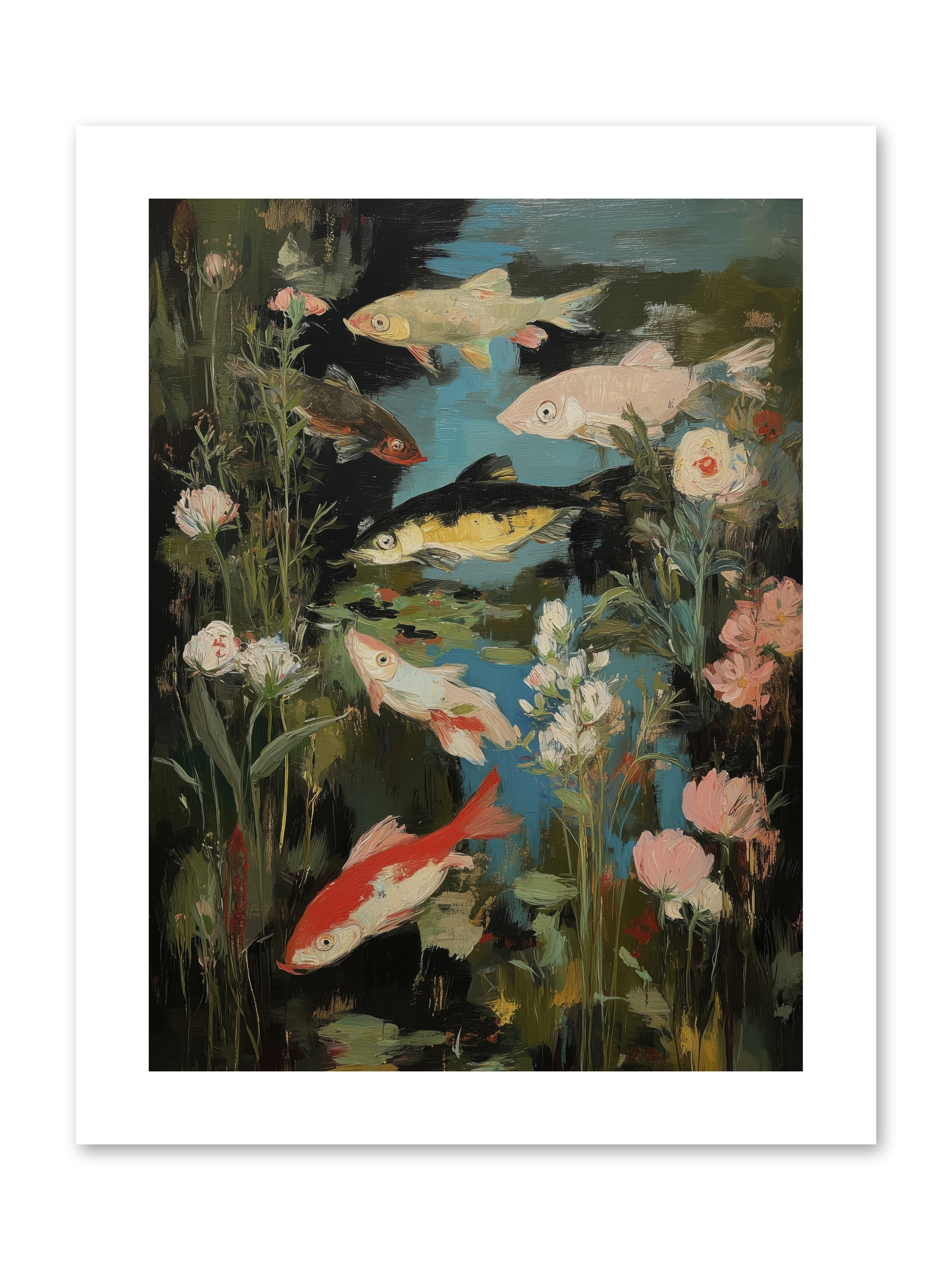 Submerged Prairie -- Paper Print 9x12