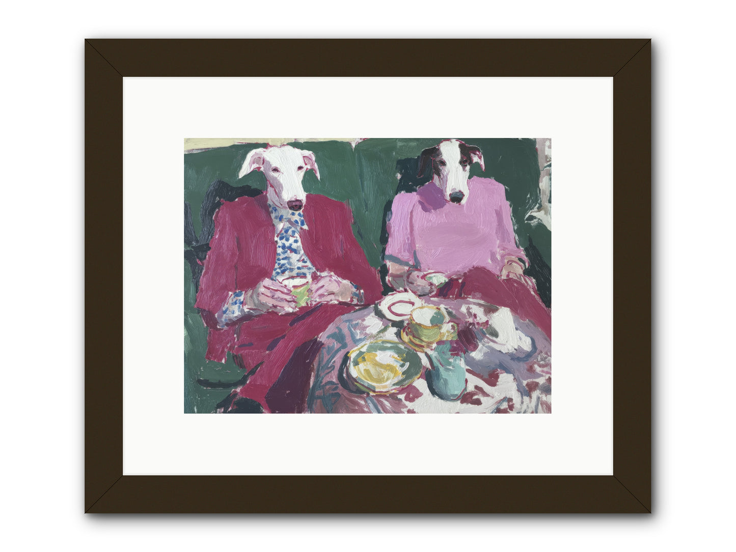 Such Good Manners -- Framed Print - Black 12x9