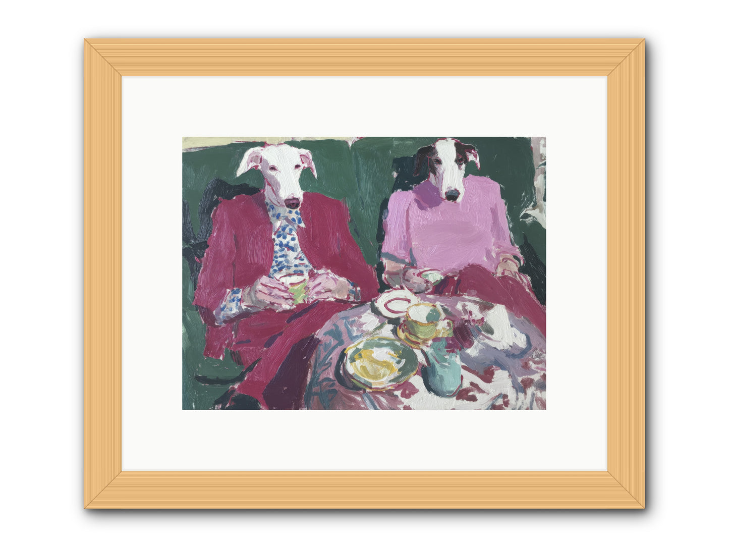Such Good Manners -- Framed Print - Natural 12x9