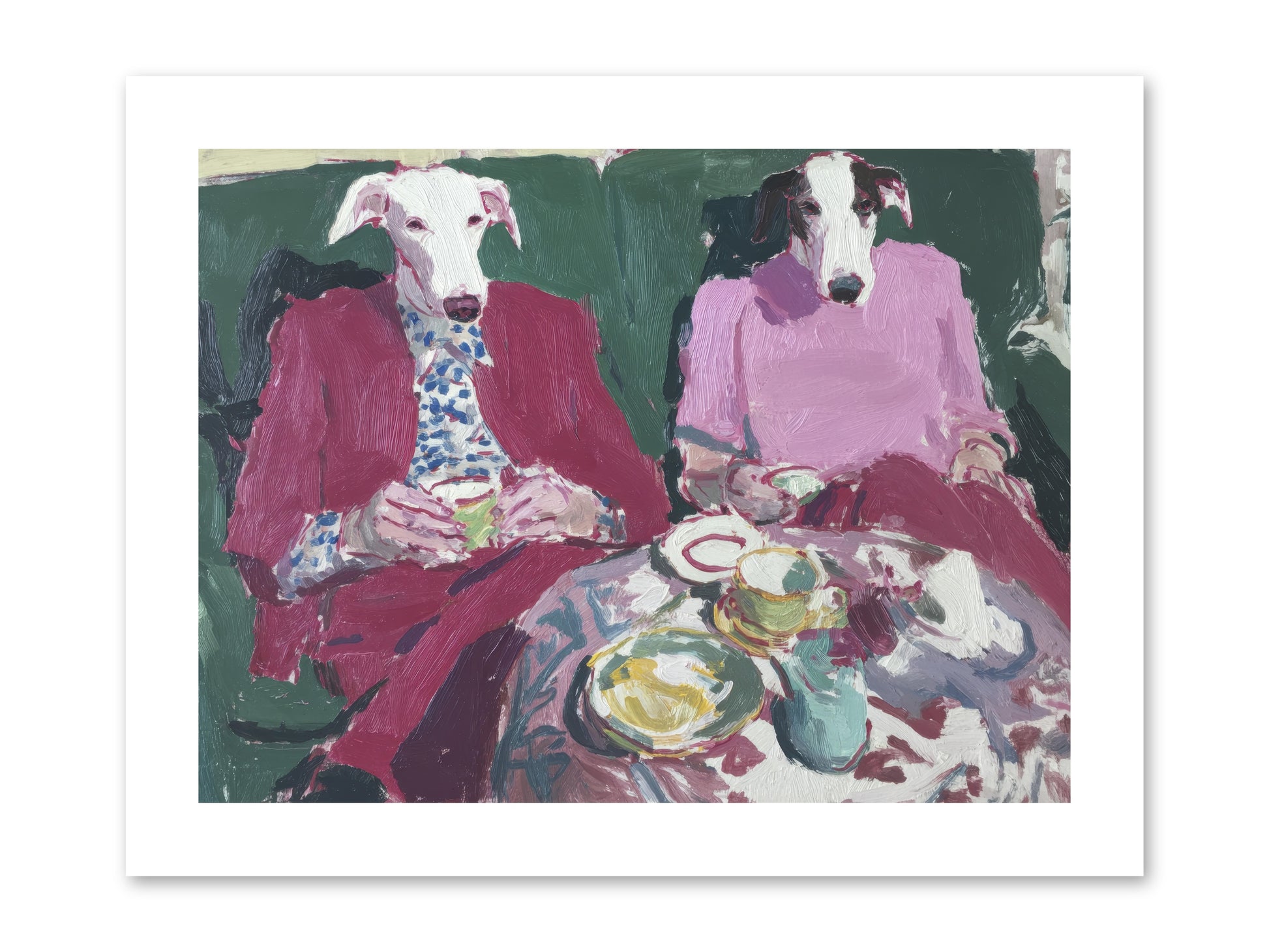 Such Good Manners -- Paper Print 12x9