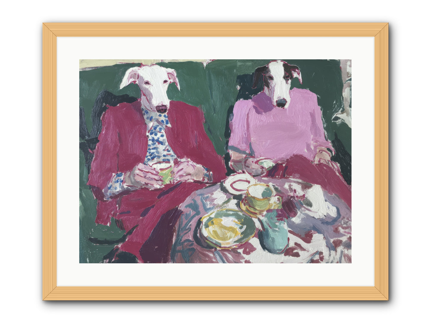 Such Good Manners -- Framed Print - Natural 24x18