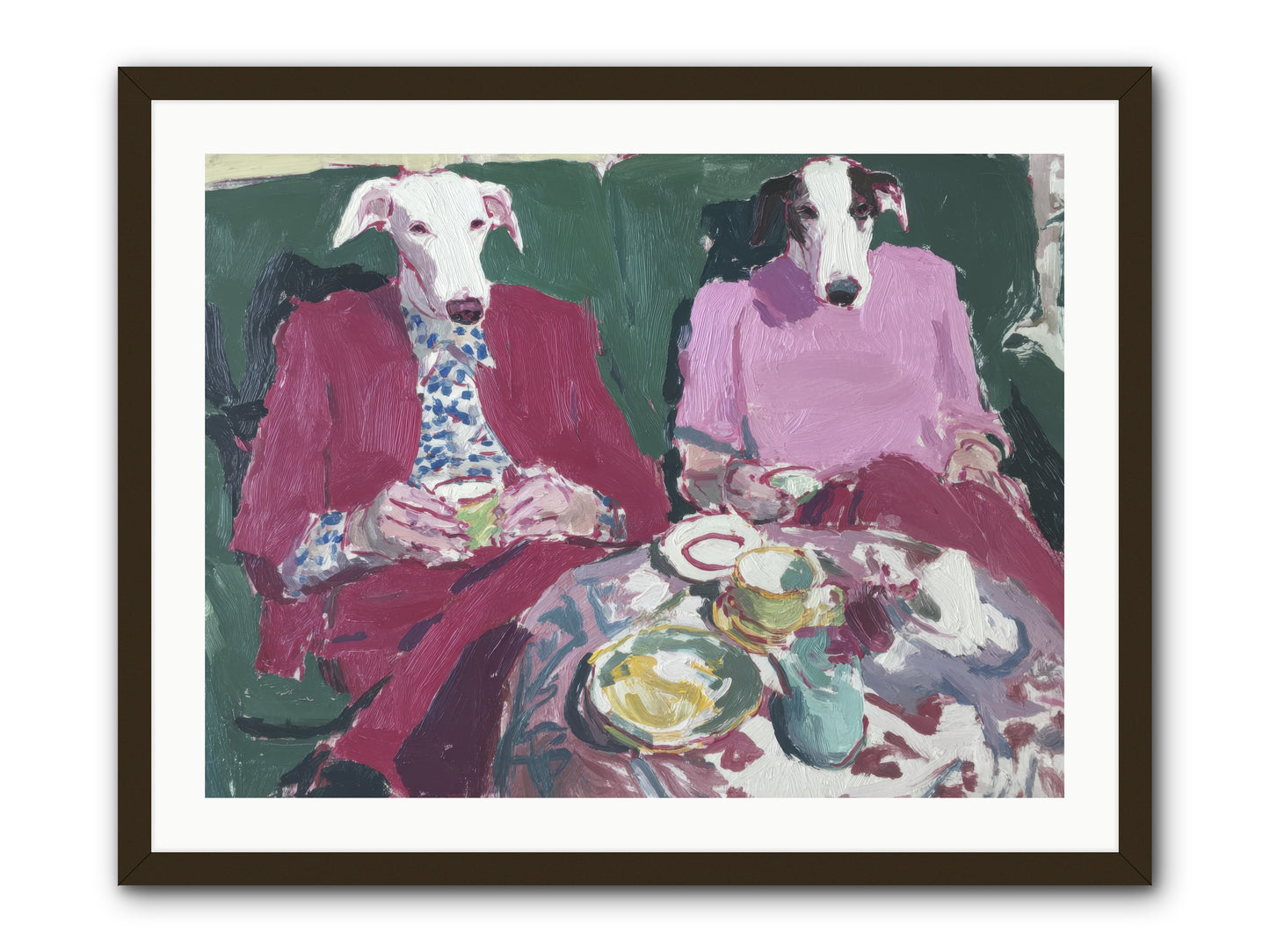Such Good Manners -- Framed Print - Black 32x24