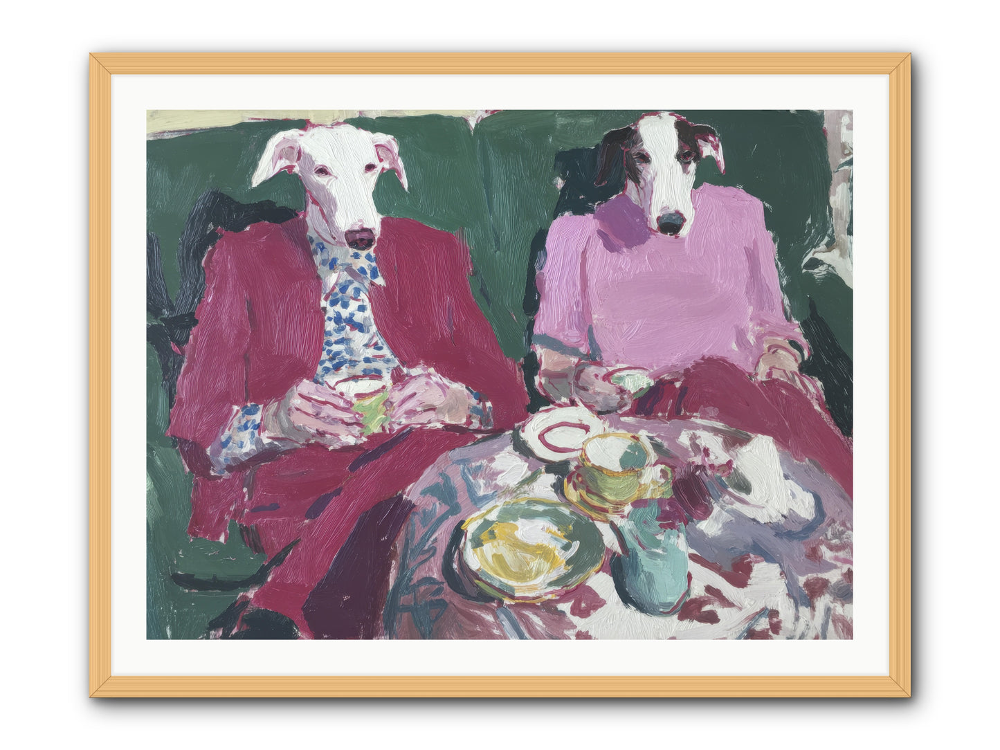 Such Good Manners -- Framed Print - Natural 40x30