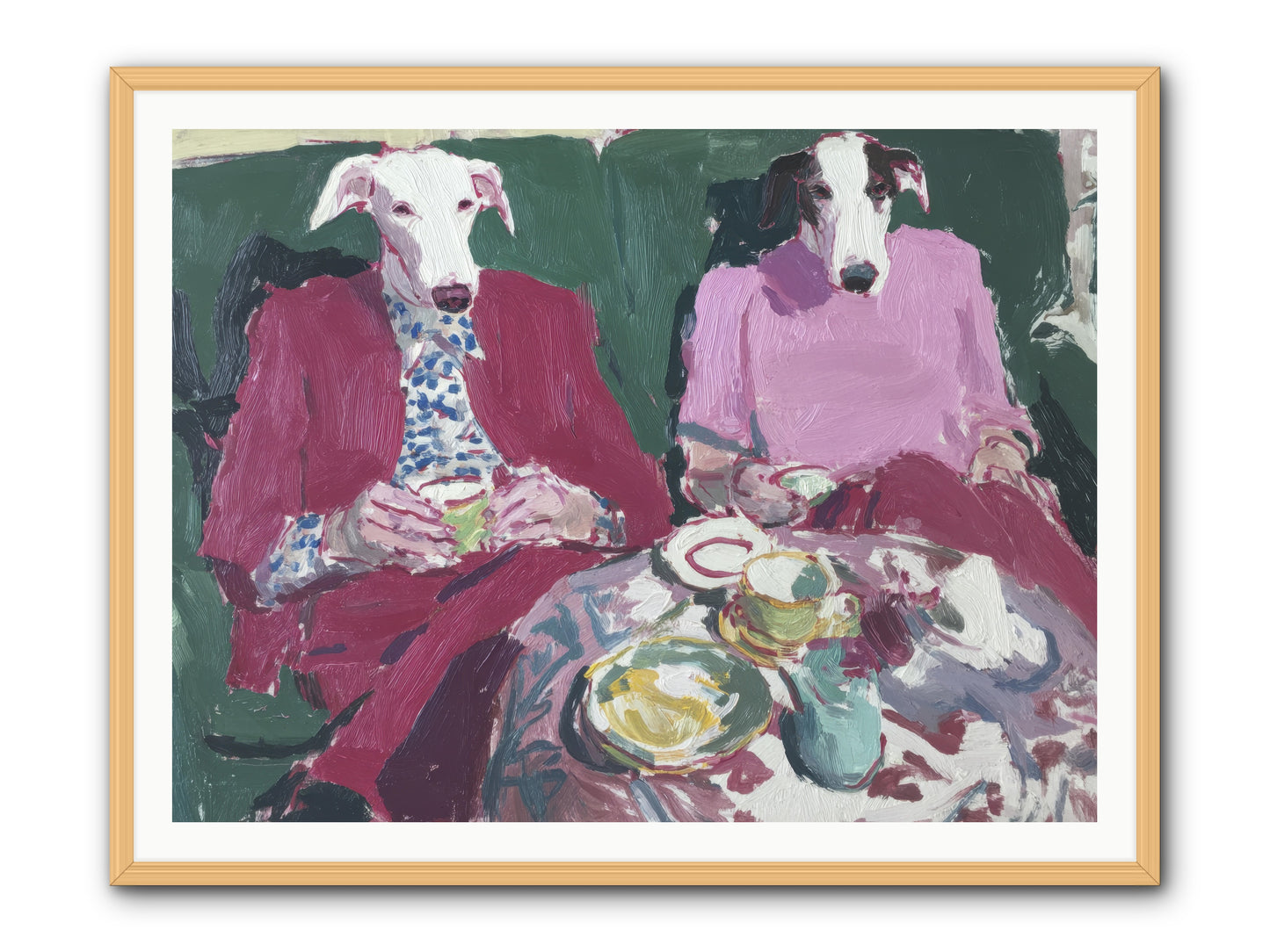 Such Good Manners -- Framed Print - Natural 48x36