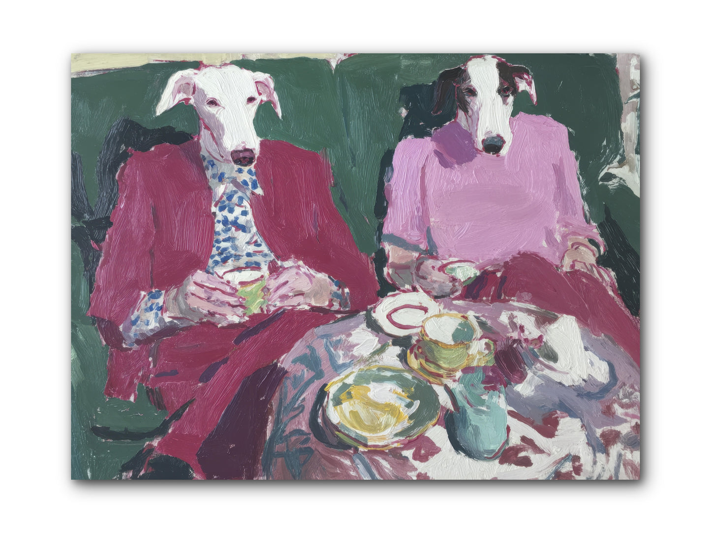 Such Good Manners -- Wrapped Canvas 12x9
