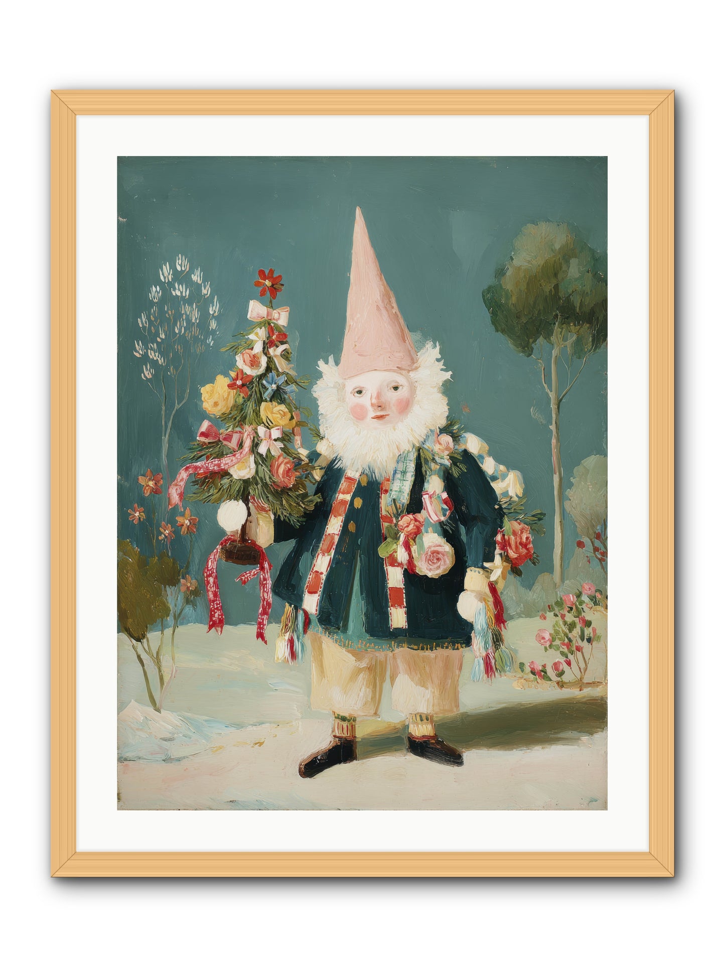 Sugar-Dusted & Darling -- Framed Print - Natural 24x32