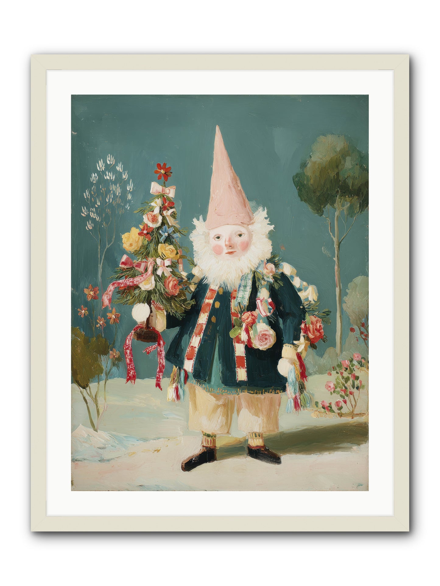 Sugar-Dusted & Darling -- Framed Print - White 24x32