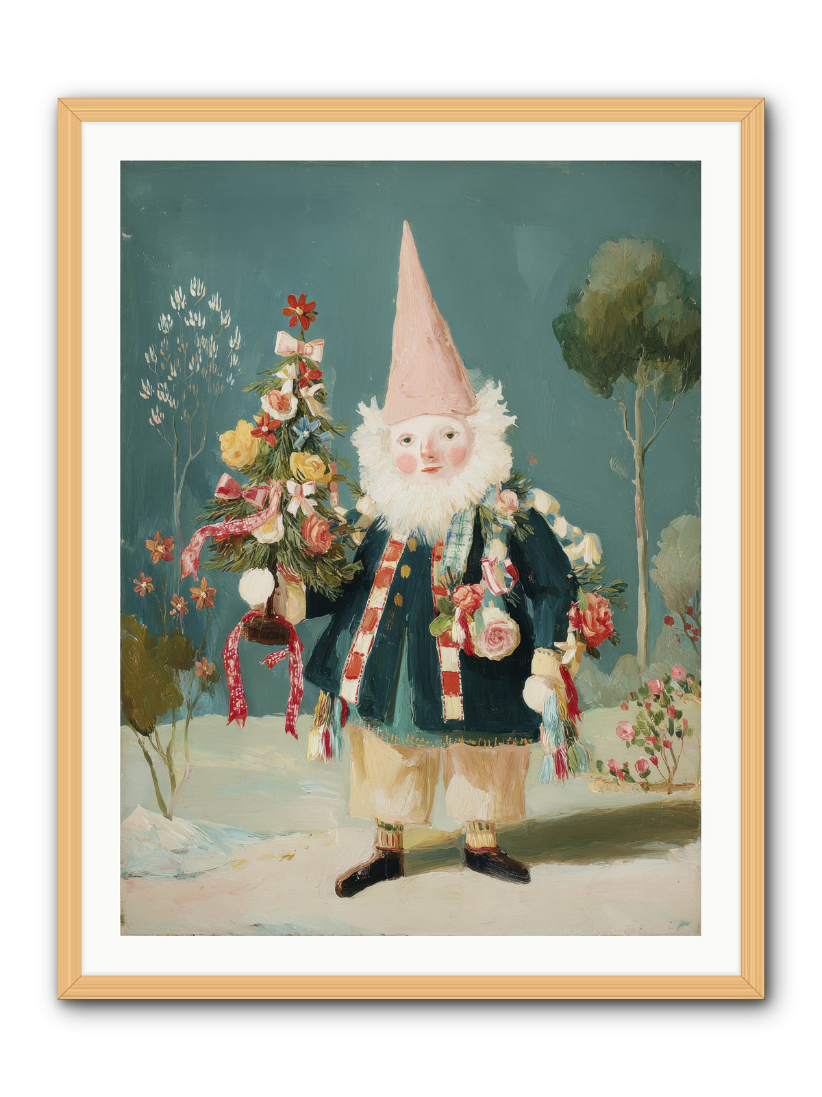Sugar-Dusted & Darling -- Framed Print - Natural 30x40