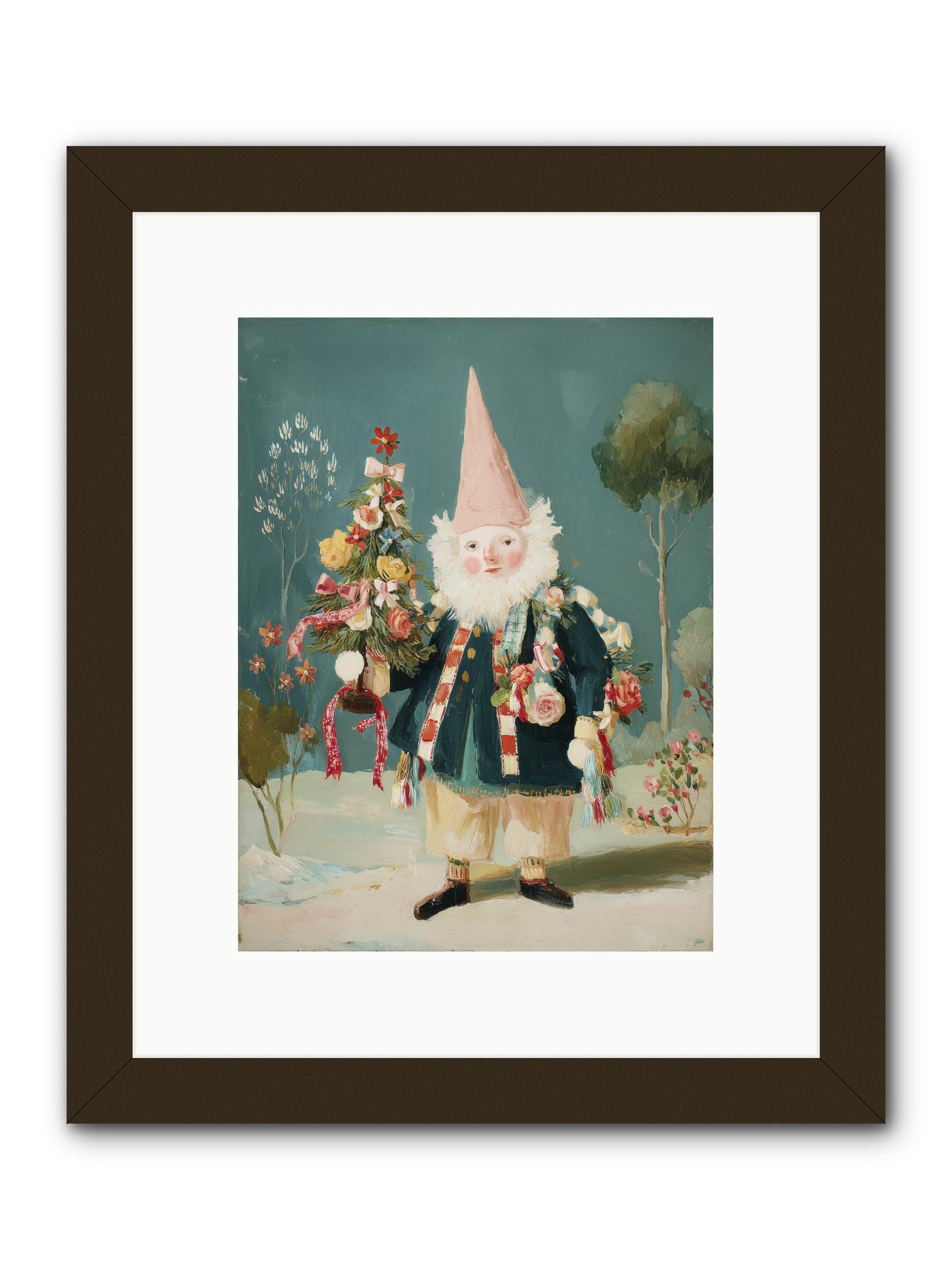 Sugar-Dusted & Darling -- Framed Print - Black 9x12