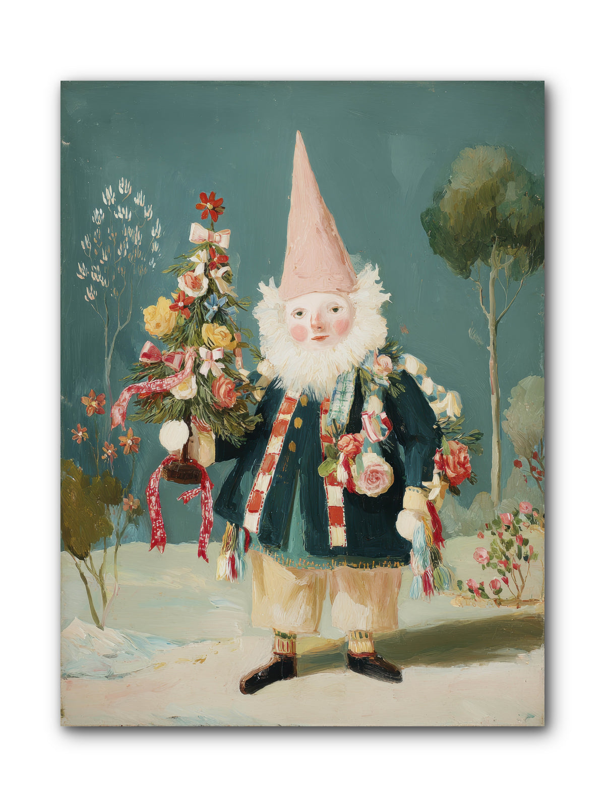 Sugar-Dusted & Darling -- Wrapped Canvas 9x12