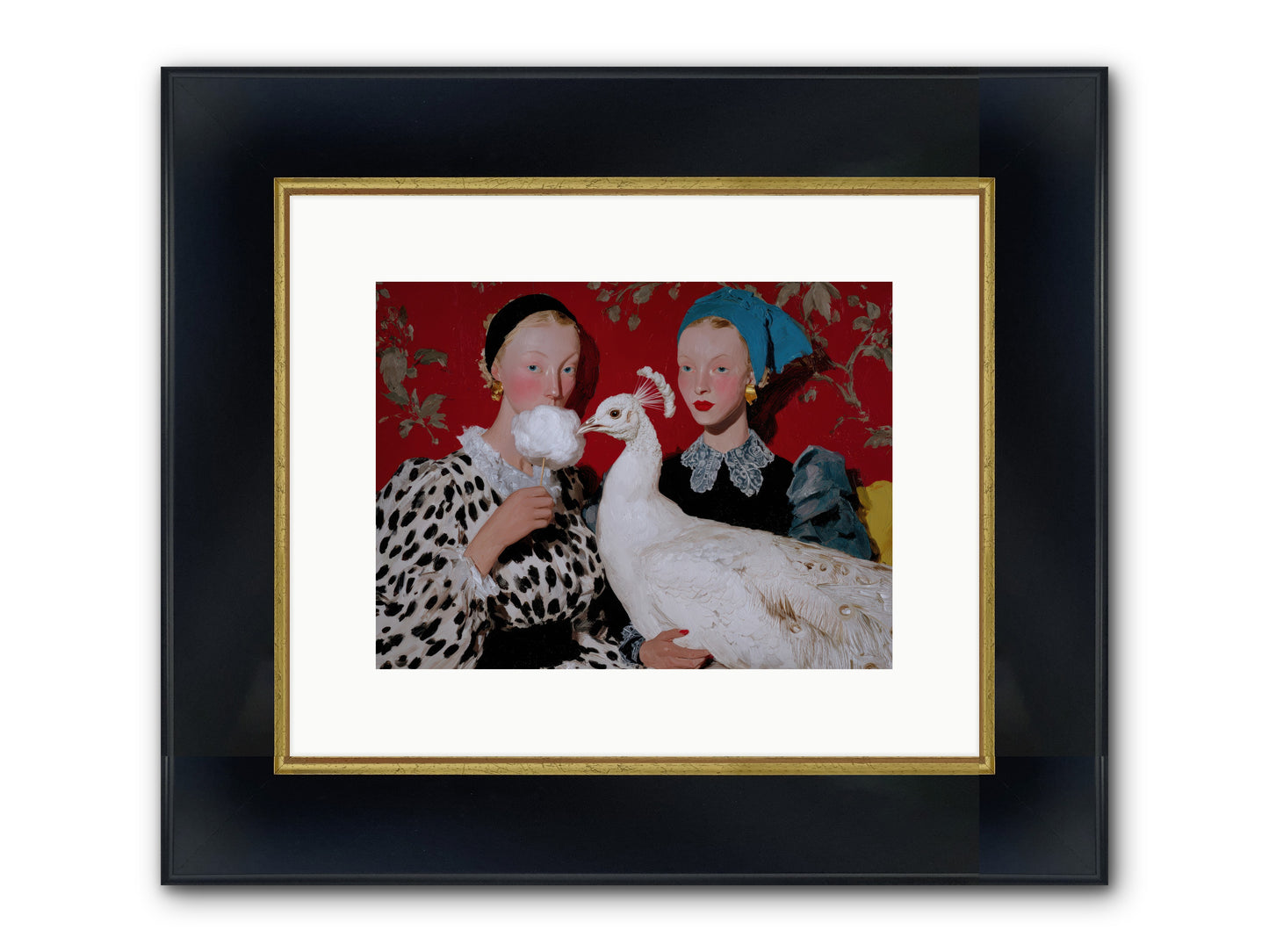 Sugar & Feathers — Sugar-Feathers-12x9-Framed-Print-Wide-Black-w-Gold.jpg