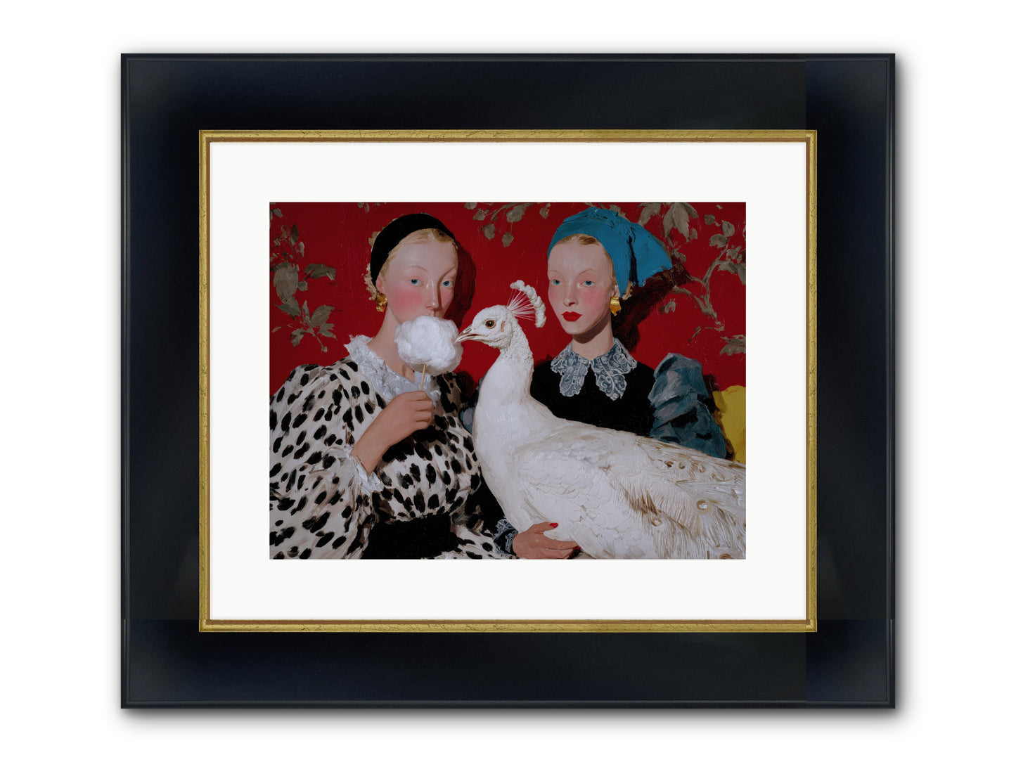 Sugar & Feathers — Sugar-Feathers-16x12-Framed-Print-Wide-Black-w-Gold.jpg