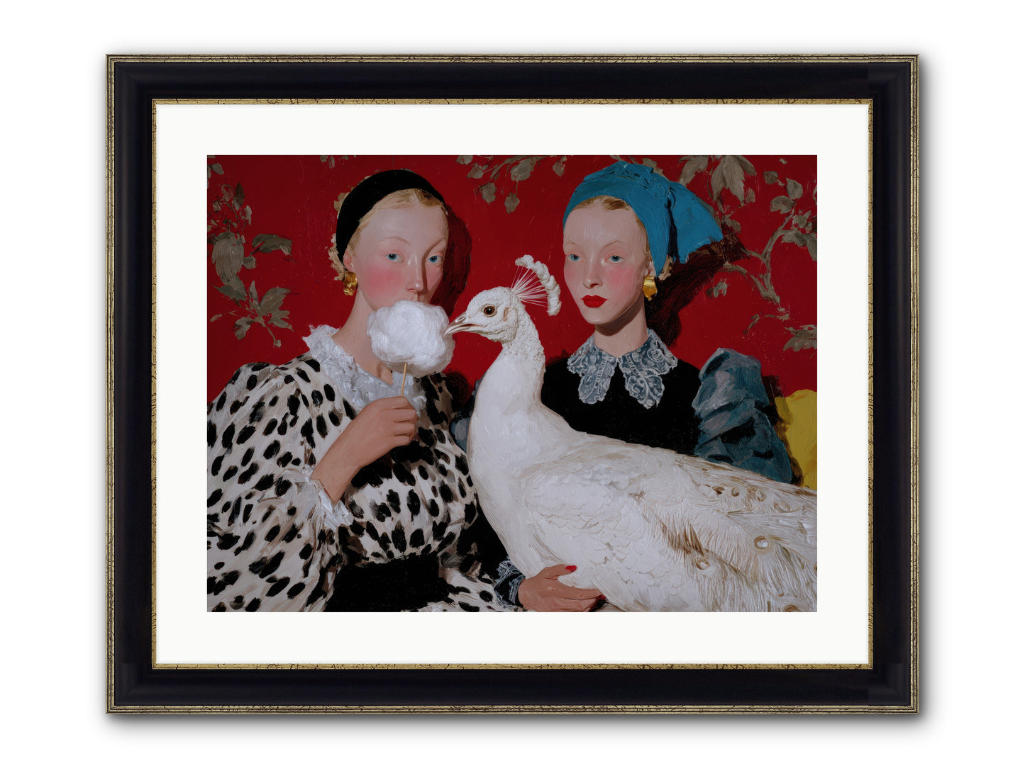 Sugar & Feathers — Sugar-Feathers-24x18-Framed-Print-Black-Gold.jpg