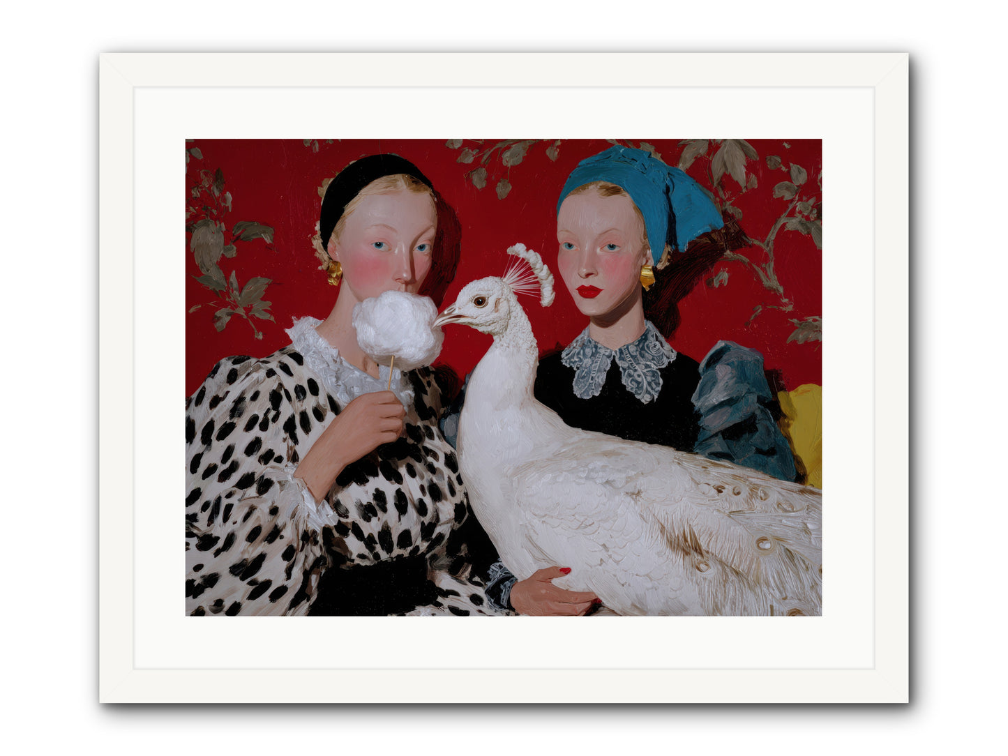 Sugar & Feathers — Sugar-Feathers-24x18-Framed-Print-White.jpg