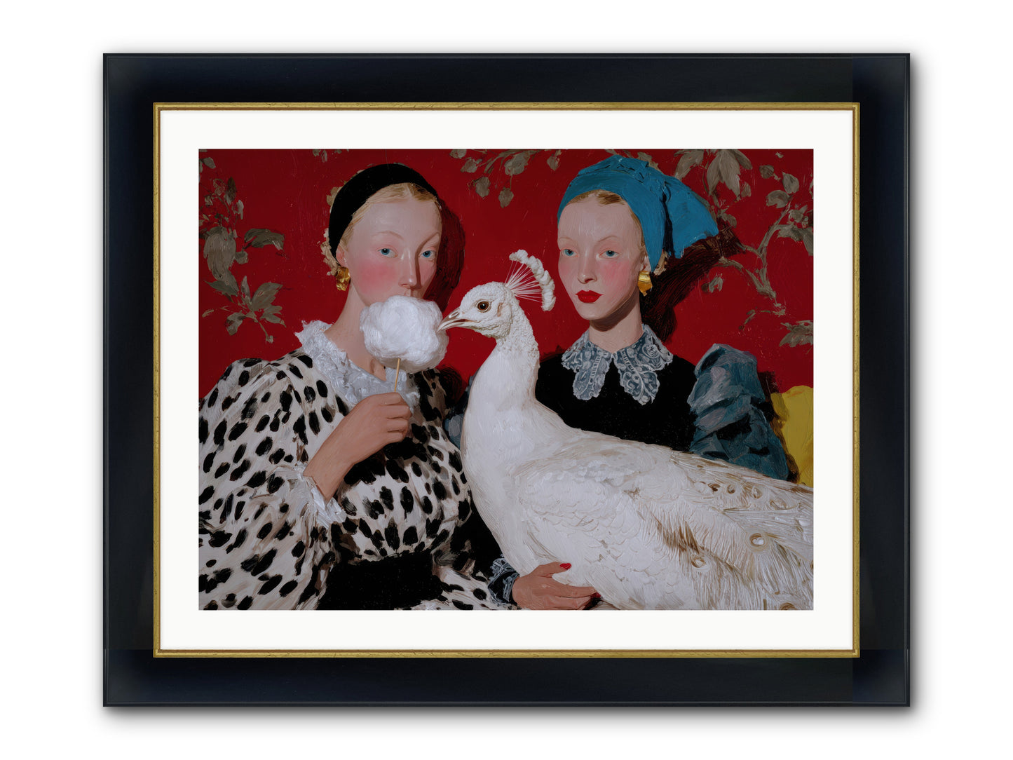 Sugar & Feathers — Sugar-Feathers-32x24-Framed-Print-Wide-Black-w-Gold.jpg