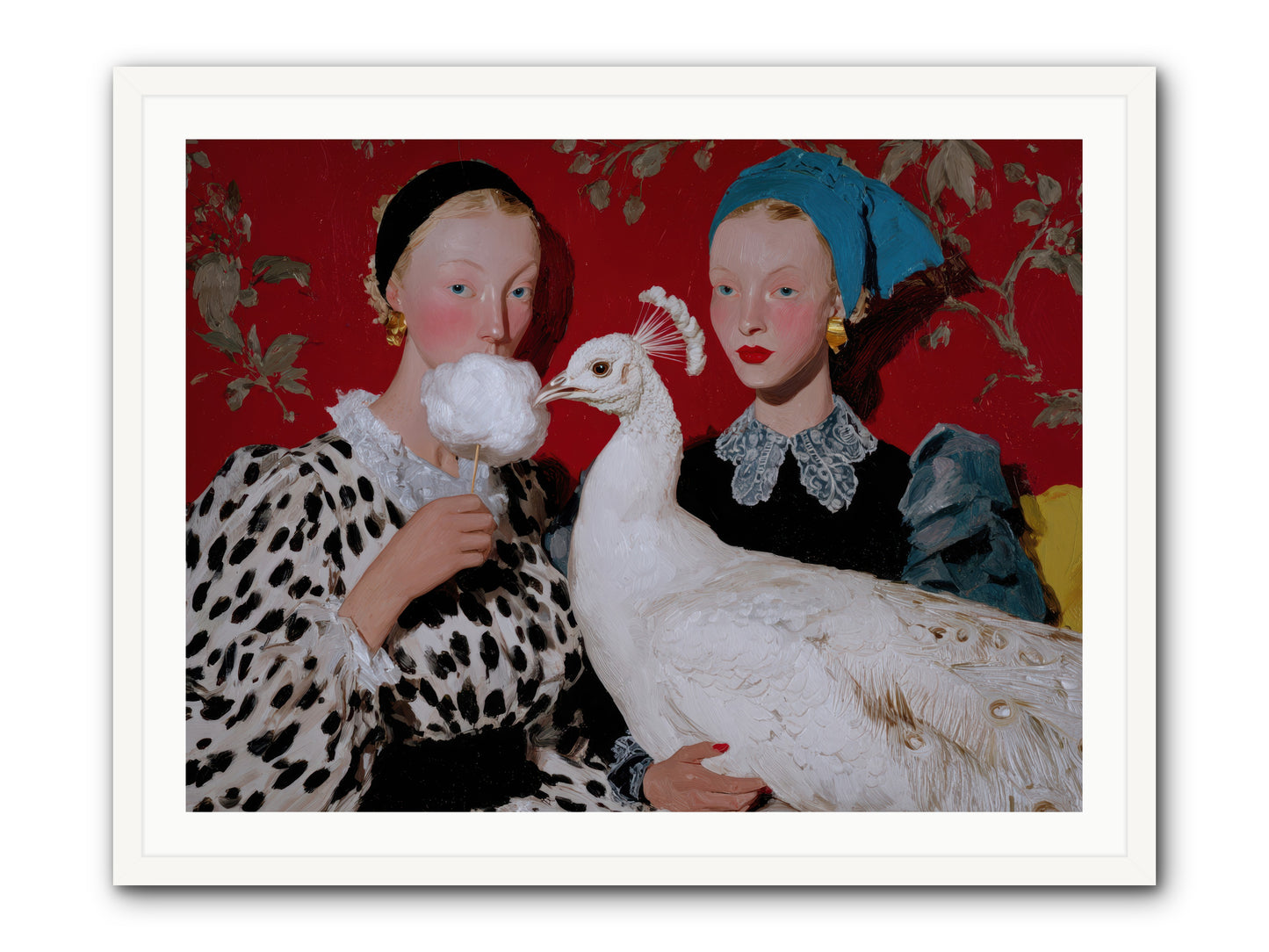 Sugar & Feathers — Sugar-Feathers-40x30-Framed-Print-White.jpg