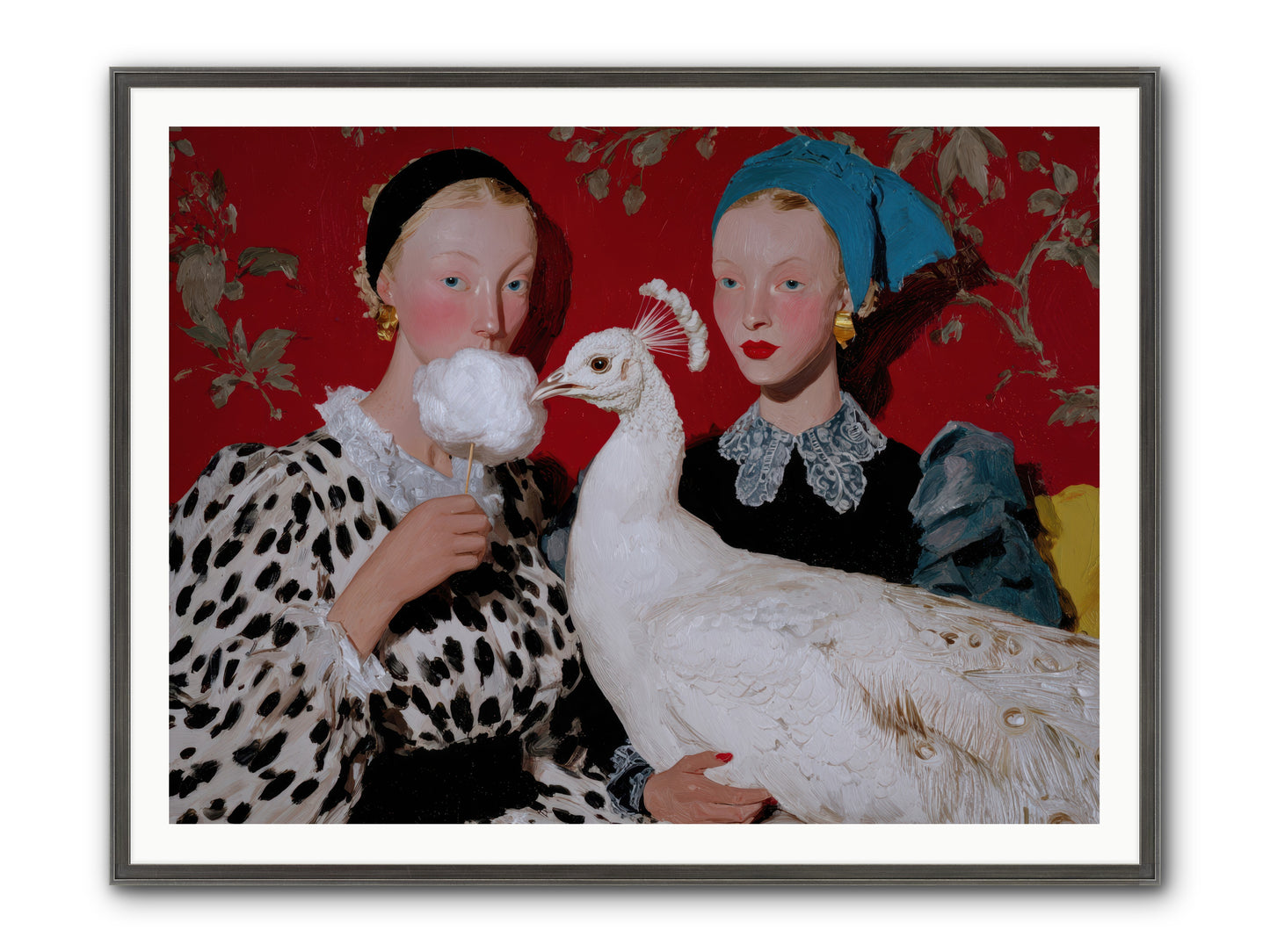 Sugar & Feathers — Sugar-Feathers-48x36-Framed-Print-Slimwoods-Black-Silver.jpg