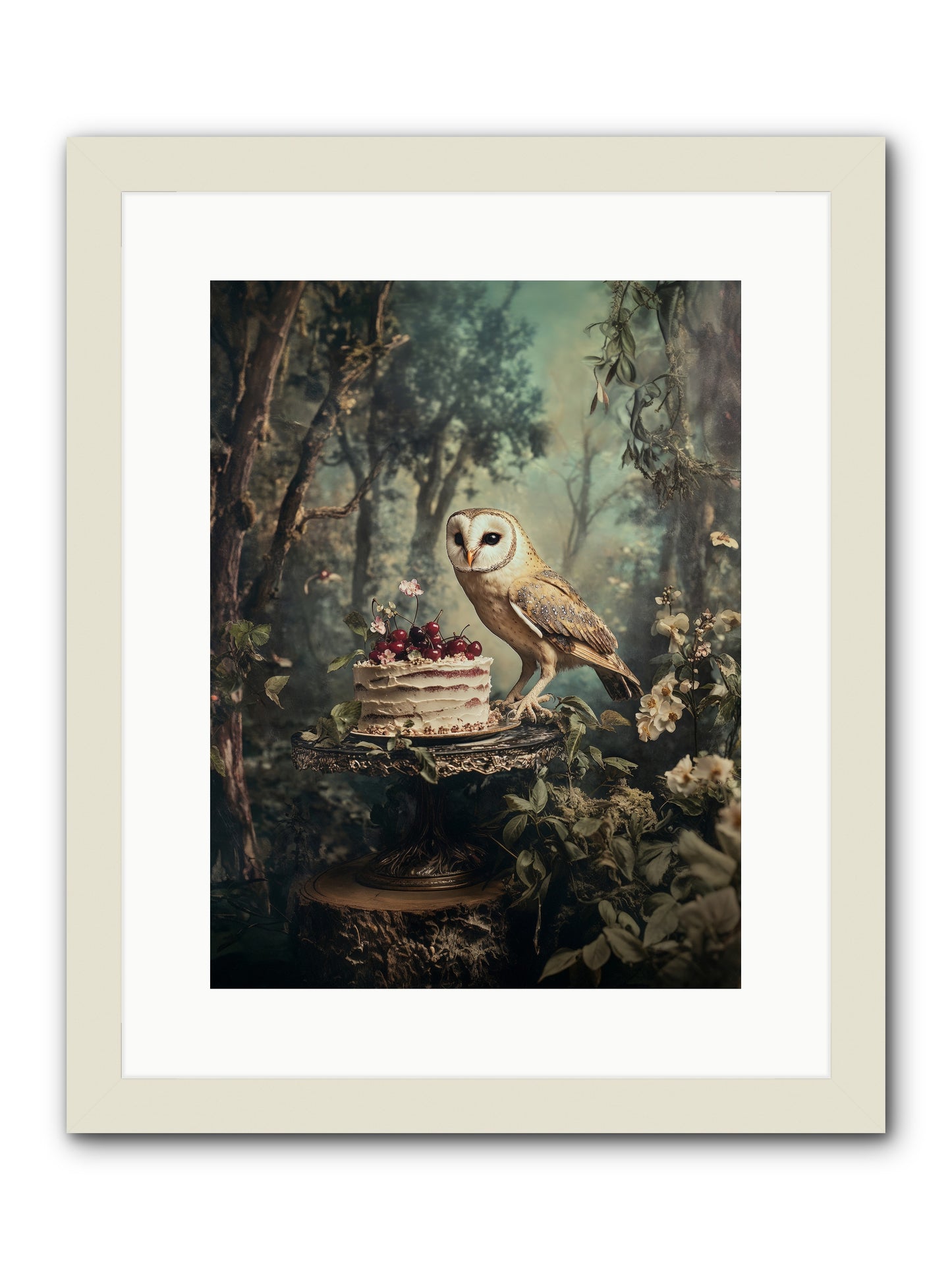 Sugar Found Him AnywayRez -- Framed Print - White 12x16