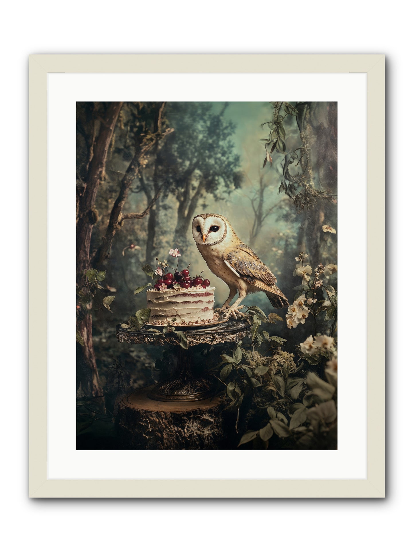 Sugar Found Him AnywayRez -- Framed Print - White 18x24