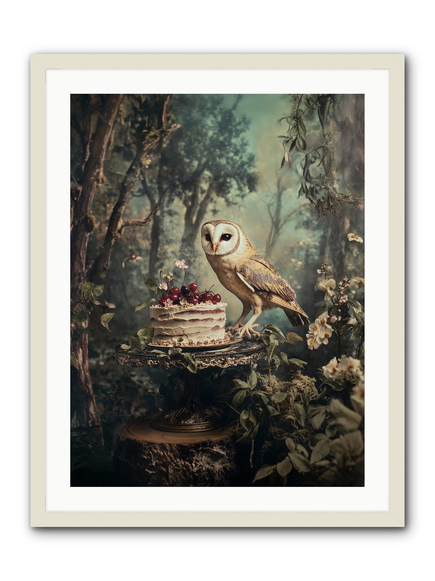 Sugar Found Him AnywayRez -- Framed Print - White 24x32