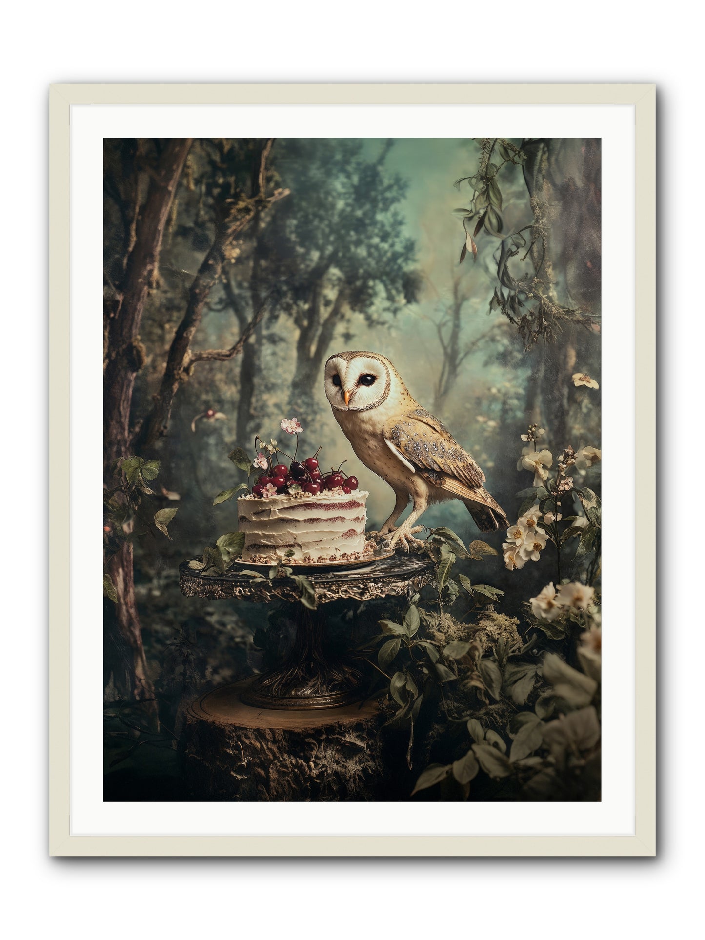 Sugar Found Him AnywayRez -- Framed Print - White 30x40